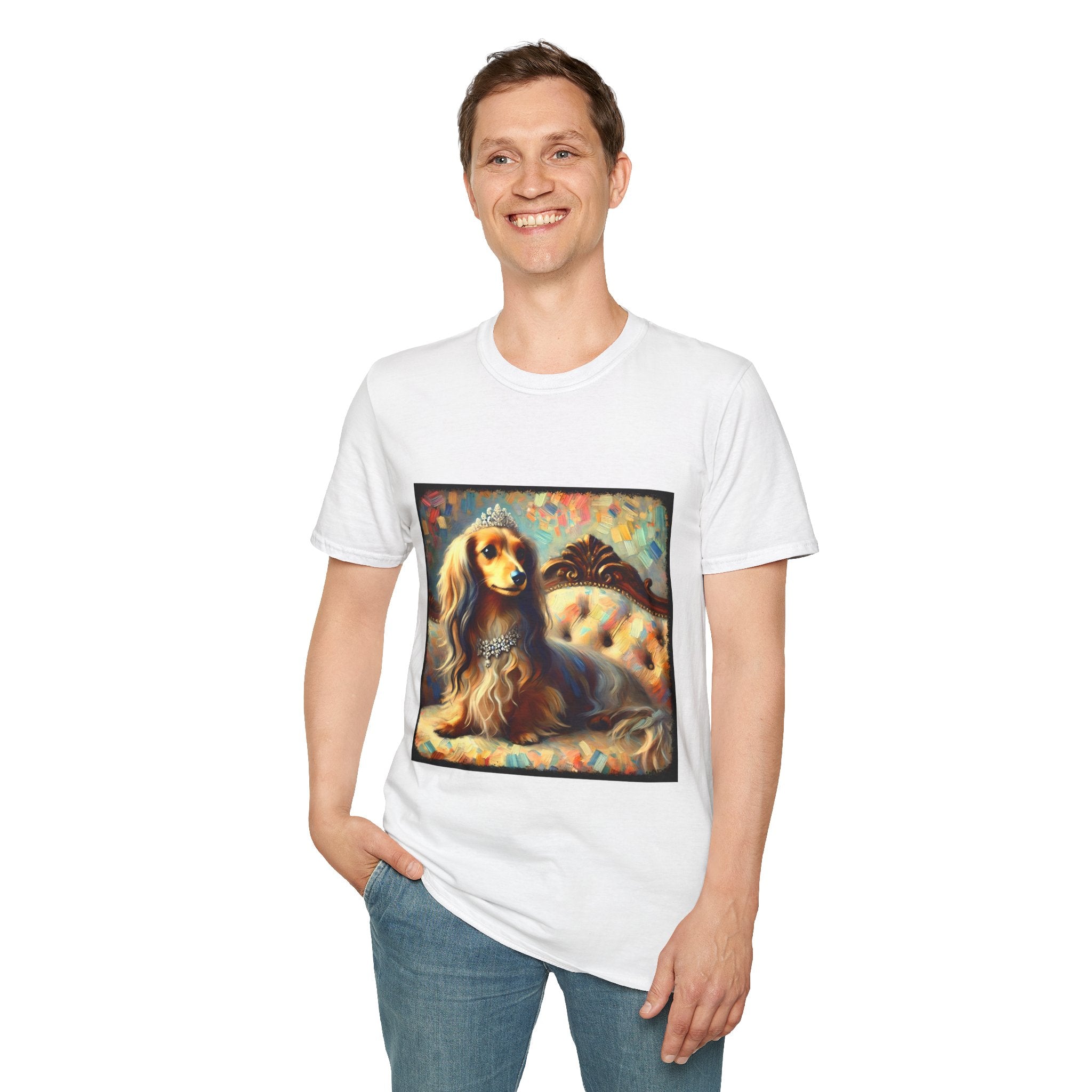 Dachshund Diamond Pastel Classic | Unisex Dog T-Shirt