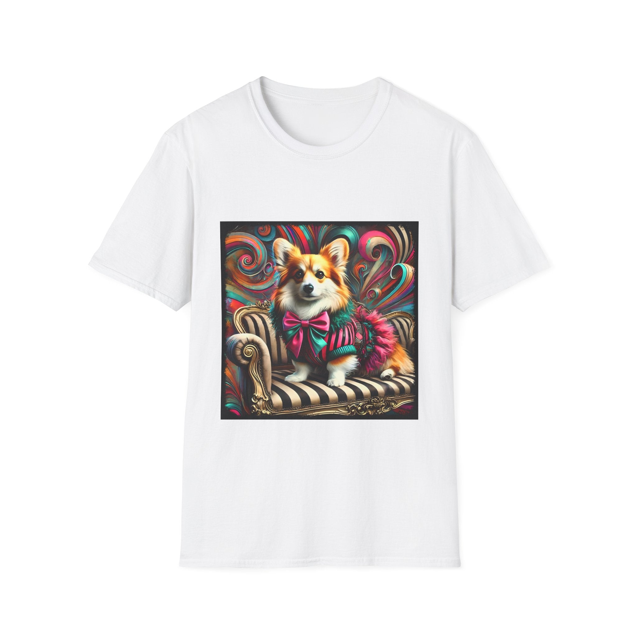 Pembroke Welsh Corgi Chic Rocker | Unisex Dog T-Shirt
