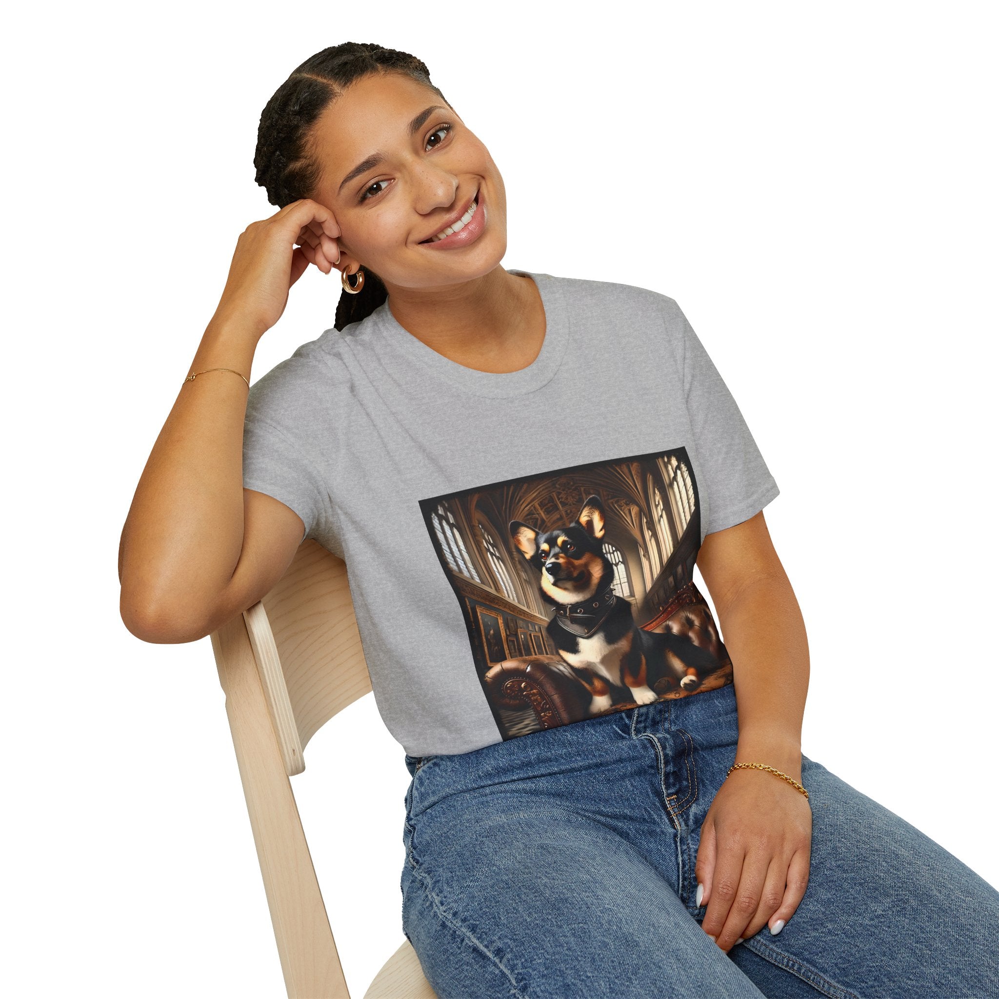 Pembroke Welsh Corgi Poised Prince | Unisex Dog T-Shirt