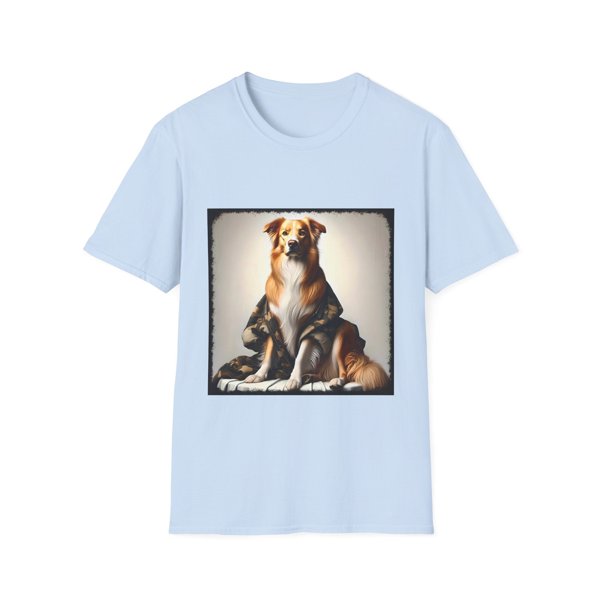 Border Collie Chic Camo  | Unisex Dog T-Shirt