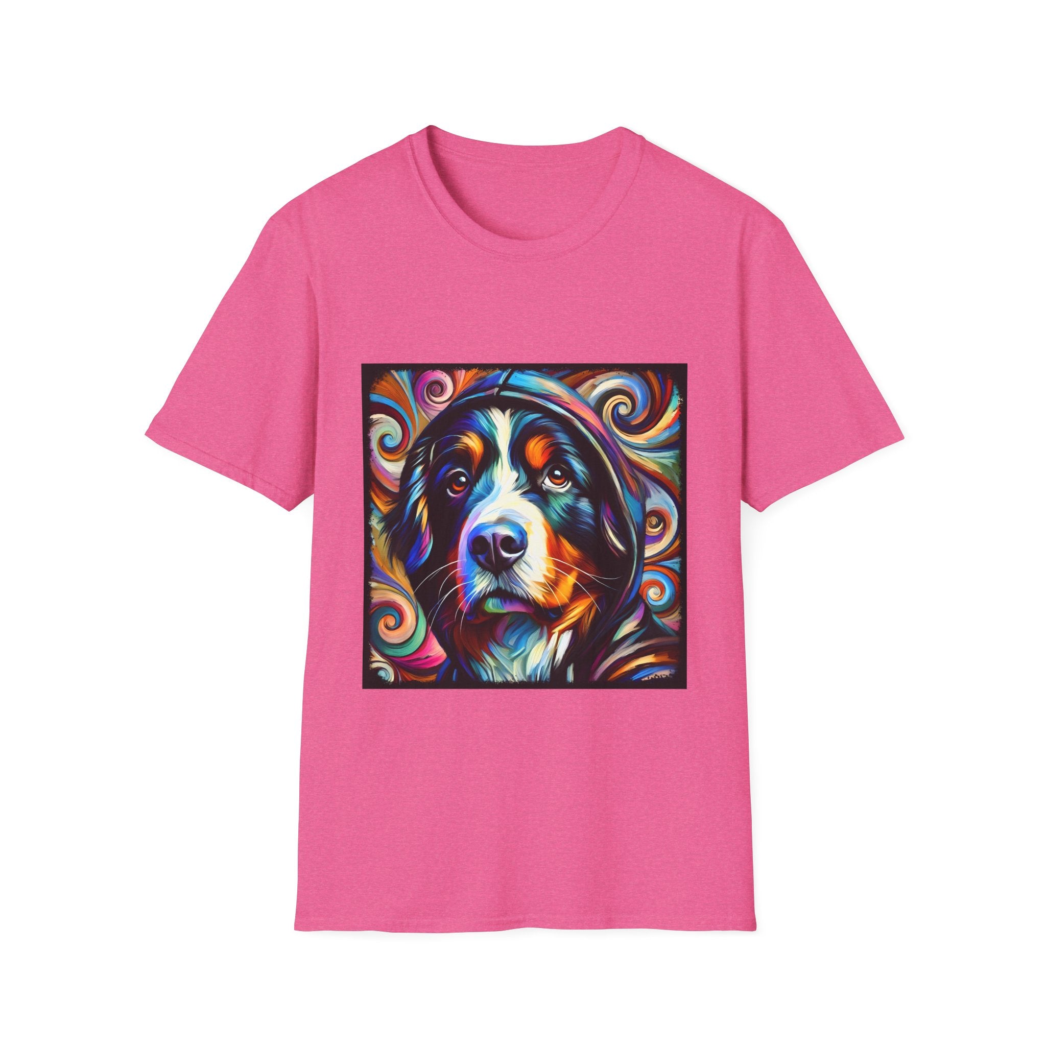 Bernese Mountain Dog Relaxed Swirl | Unisex Dog T-Shirt