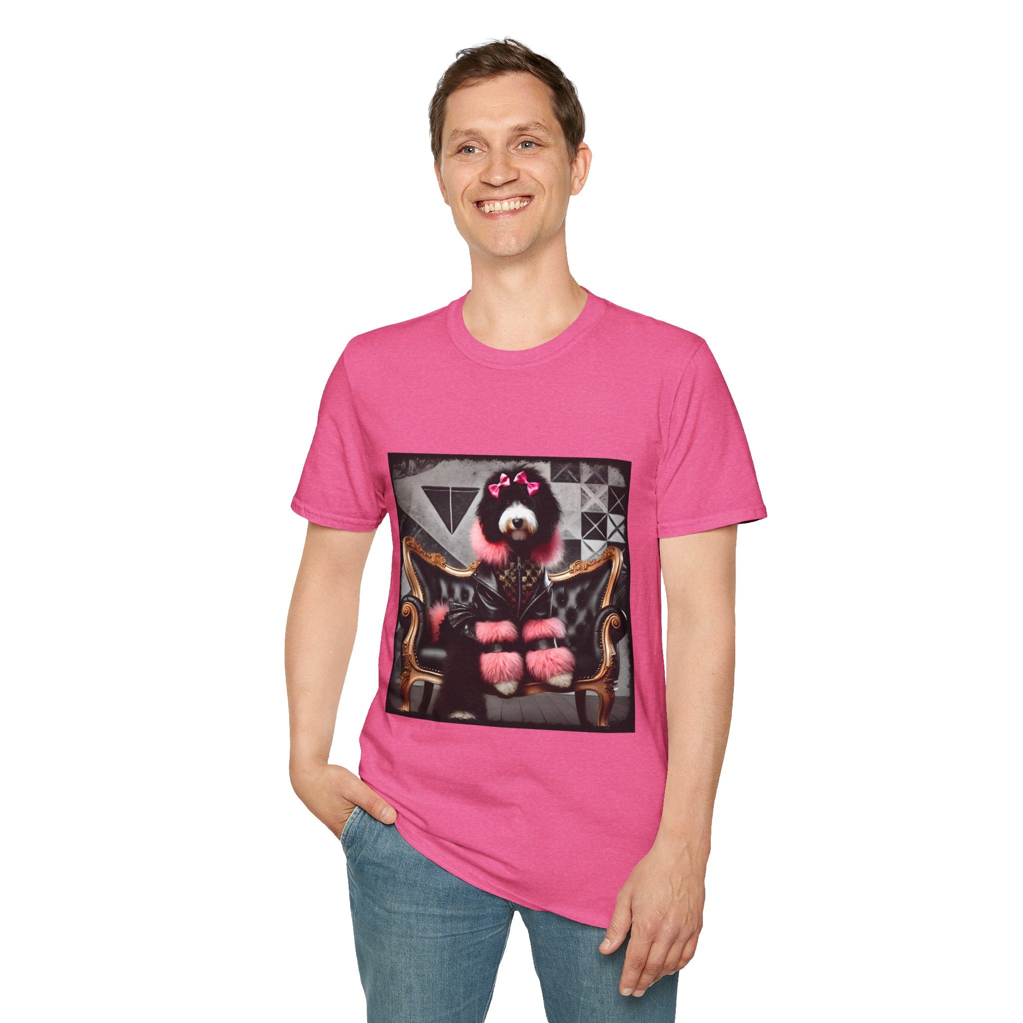 Bernedoodle Chic Rocker | Unisex Dog T-Shirt