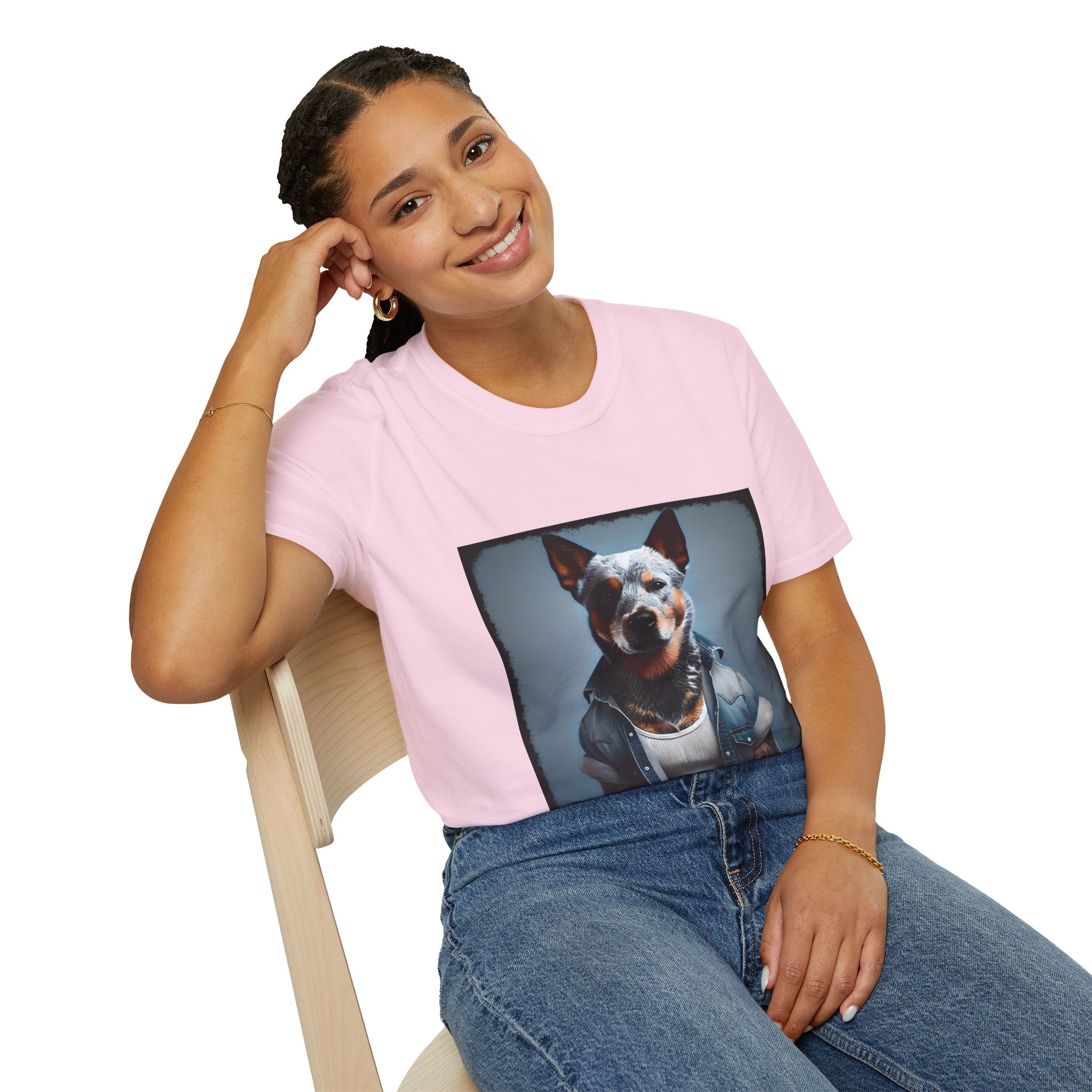 Australian Cattle Dog Denim Dude | Unisex Dog T-Shirt