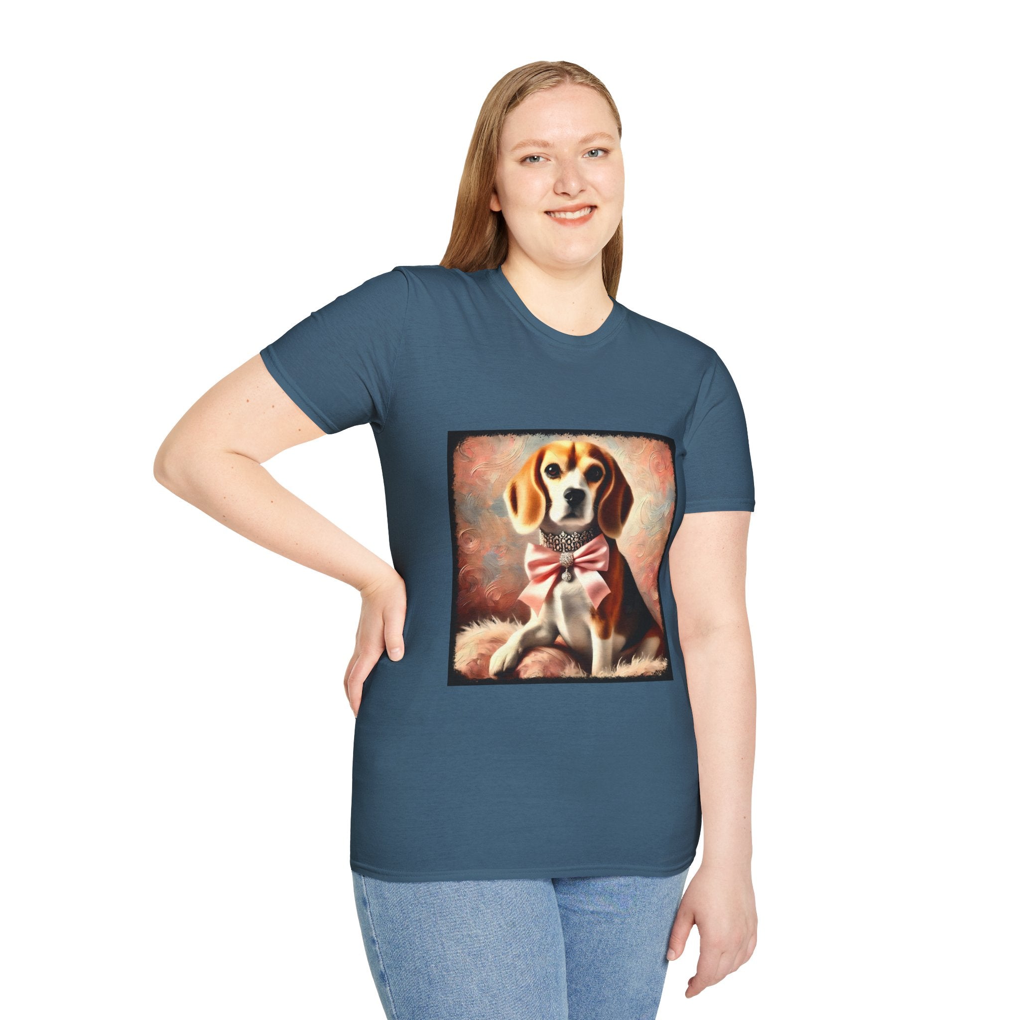 Beagle Diamond Princess Classic | Unisex Dog T-Shirt