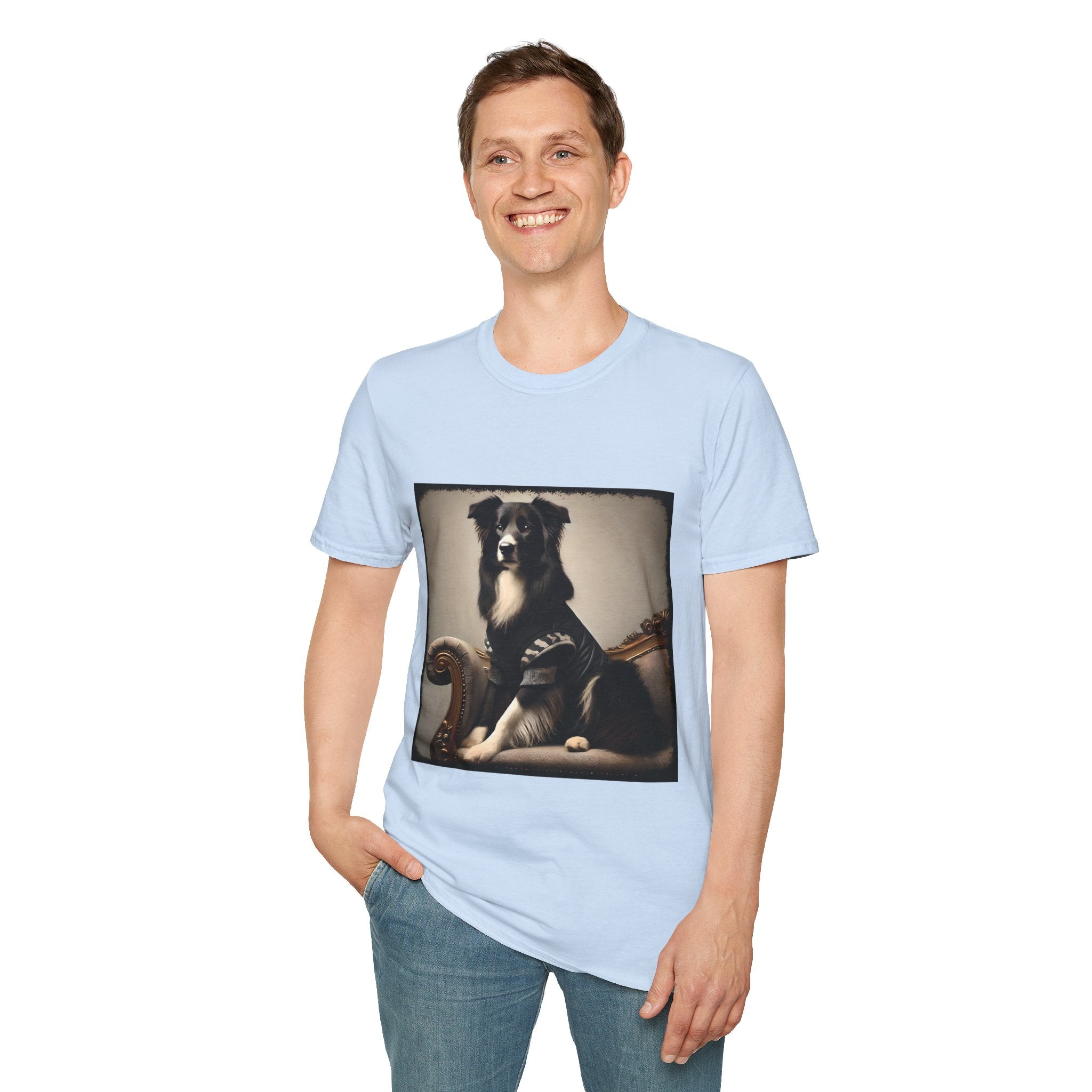 Border Collie Camo Charm | Unisex Dog T-Shirt