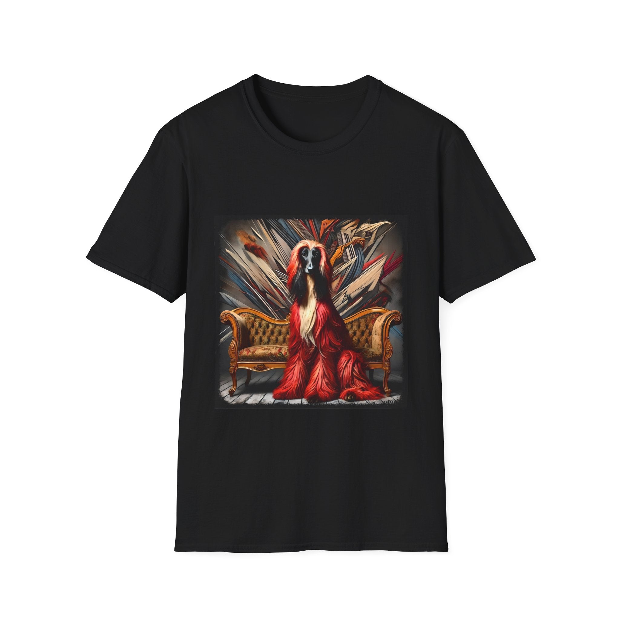 Afghan Hound Red Rebel | Unisex Dog T-Shirt