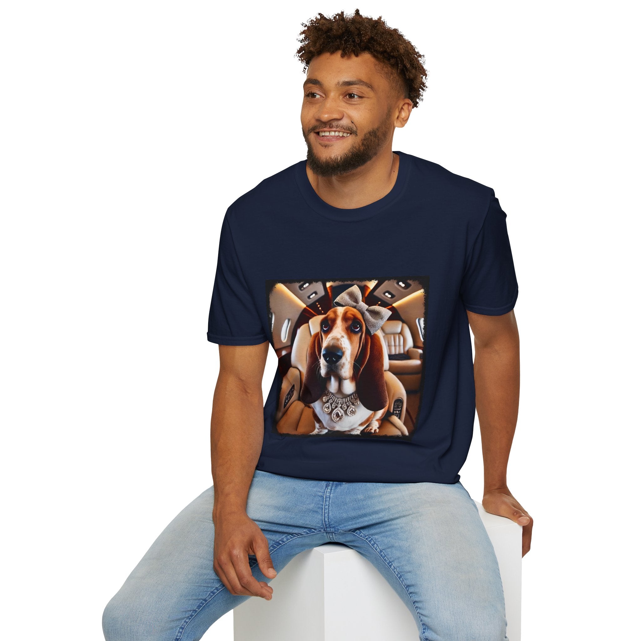 Basset Hound Jet Setter | Unisex Dog T-Shirt