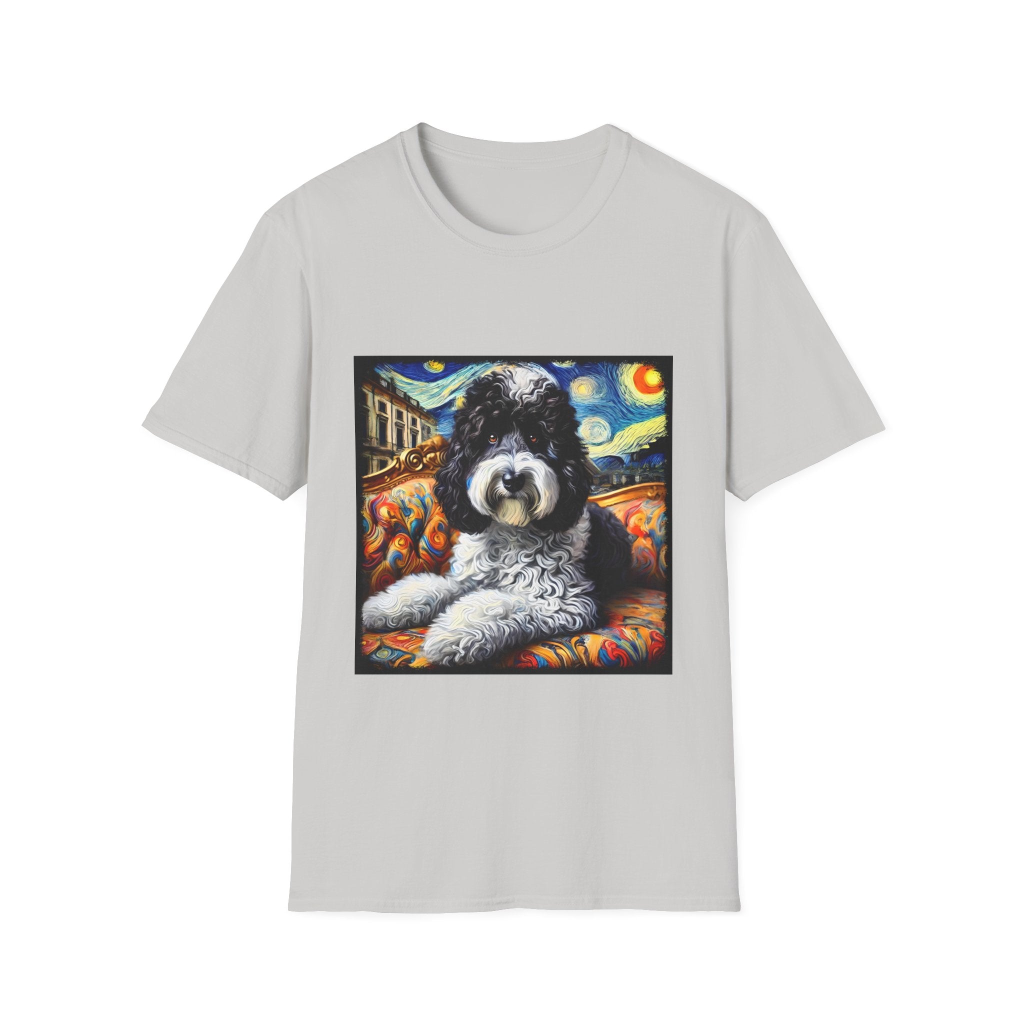 Sheepadoodle Starry Swirl | Unisex Dog T-Shirt