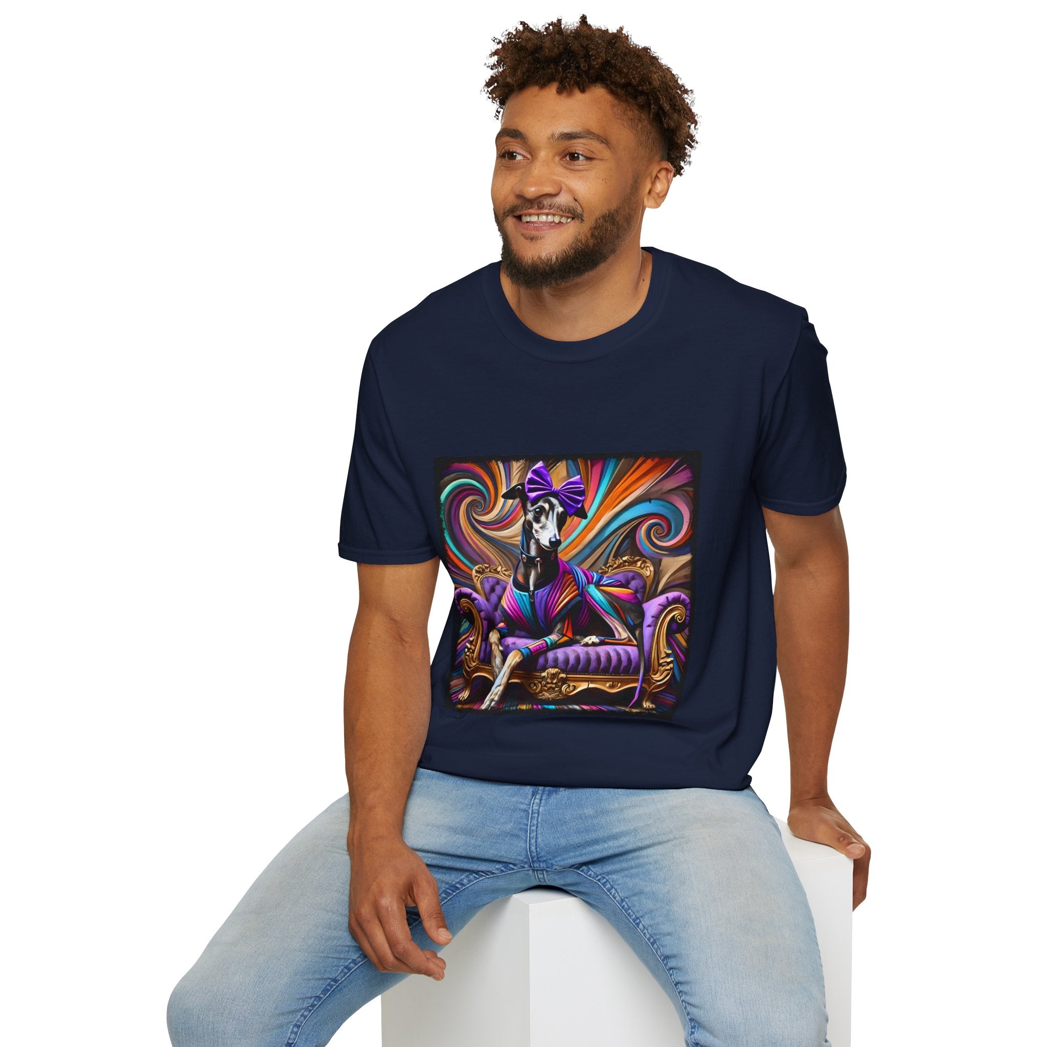 Greyhound Vivid Rocker | Unisex Dog T-Shirt