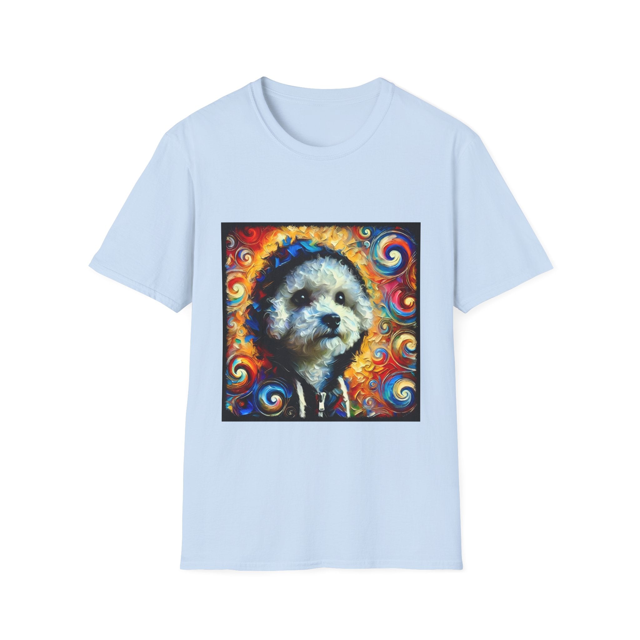 Bichon Frise Urban Swirl | Unisex Dog T-Shirt