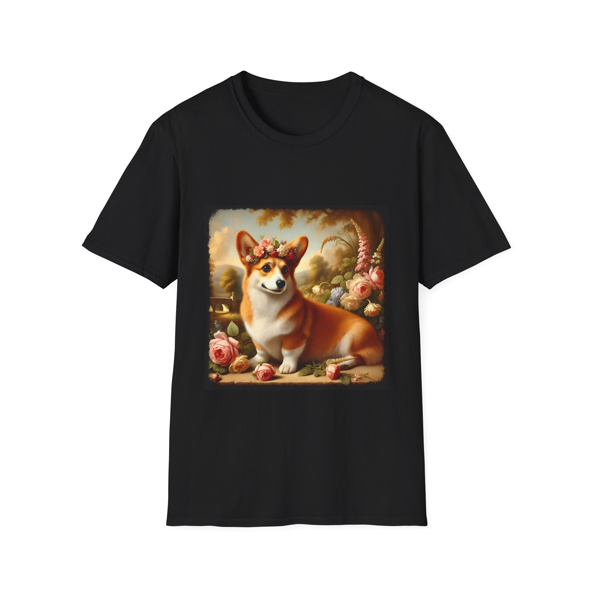 Pembroke Welsh Corgi Botanical Beauty | Unisex Dog T-Shirt