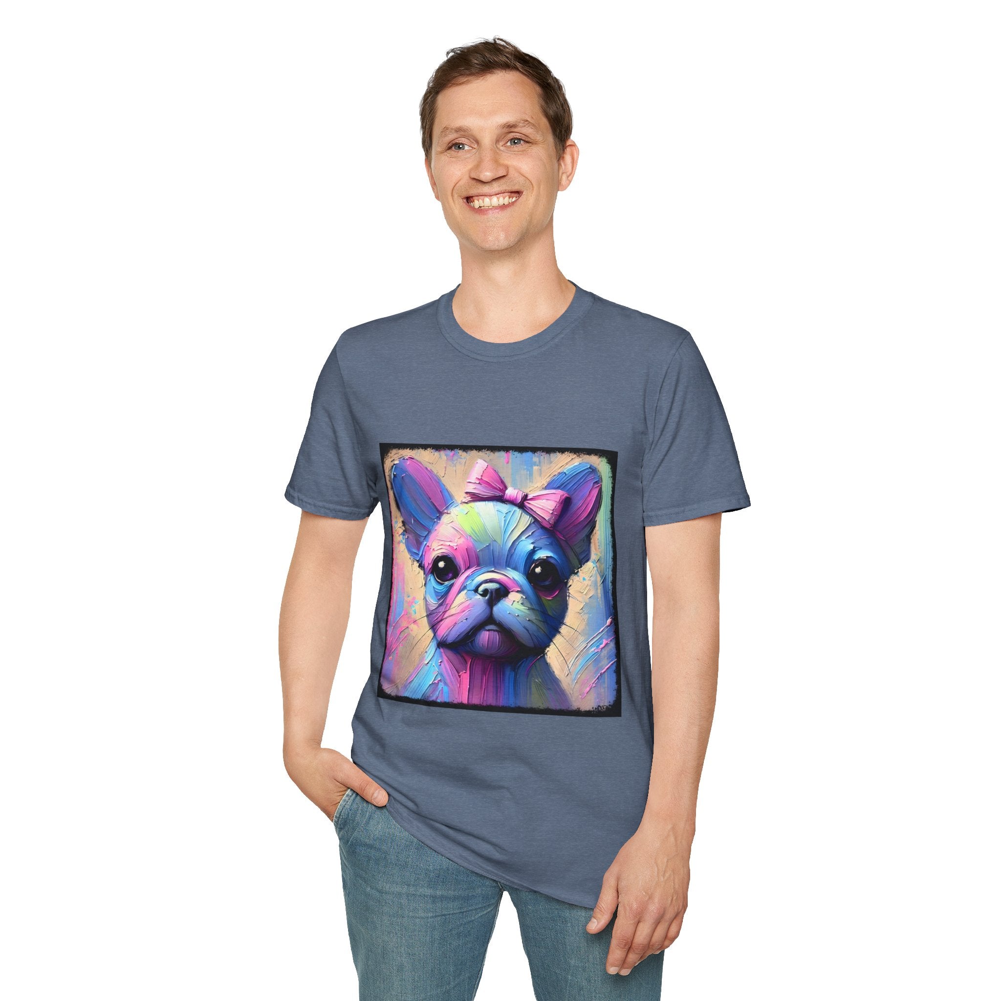 French Bulldog Neon Classic | Unisex Dog T-Shirt