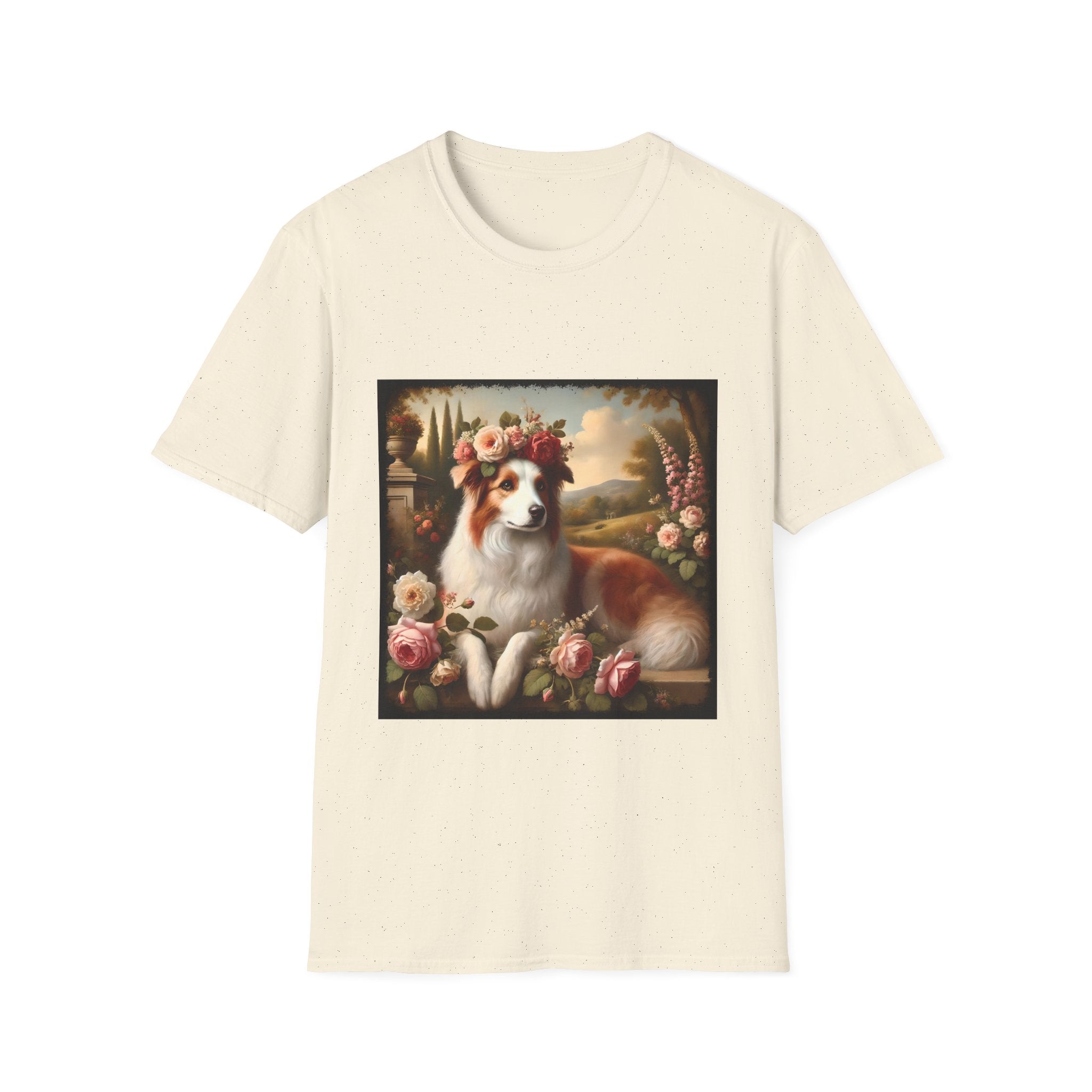 Border Collie Botanical Beauty | Unisex Dog T-Shirt