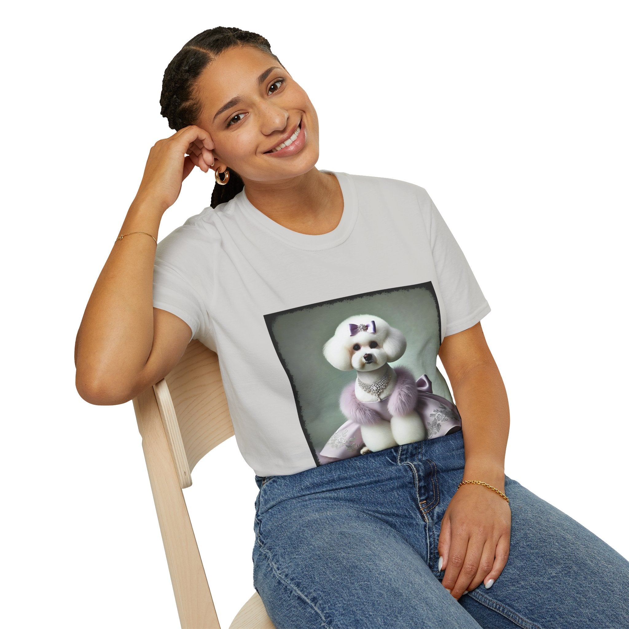 Bichon Frise Glam Girl | Unisex Dog T-Shirt
