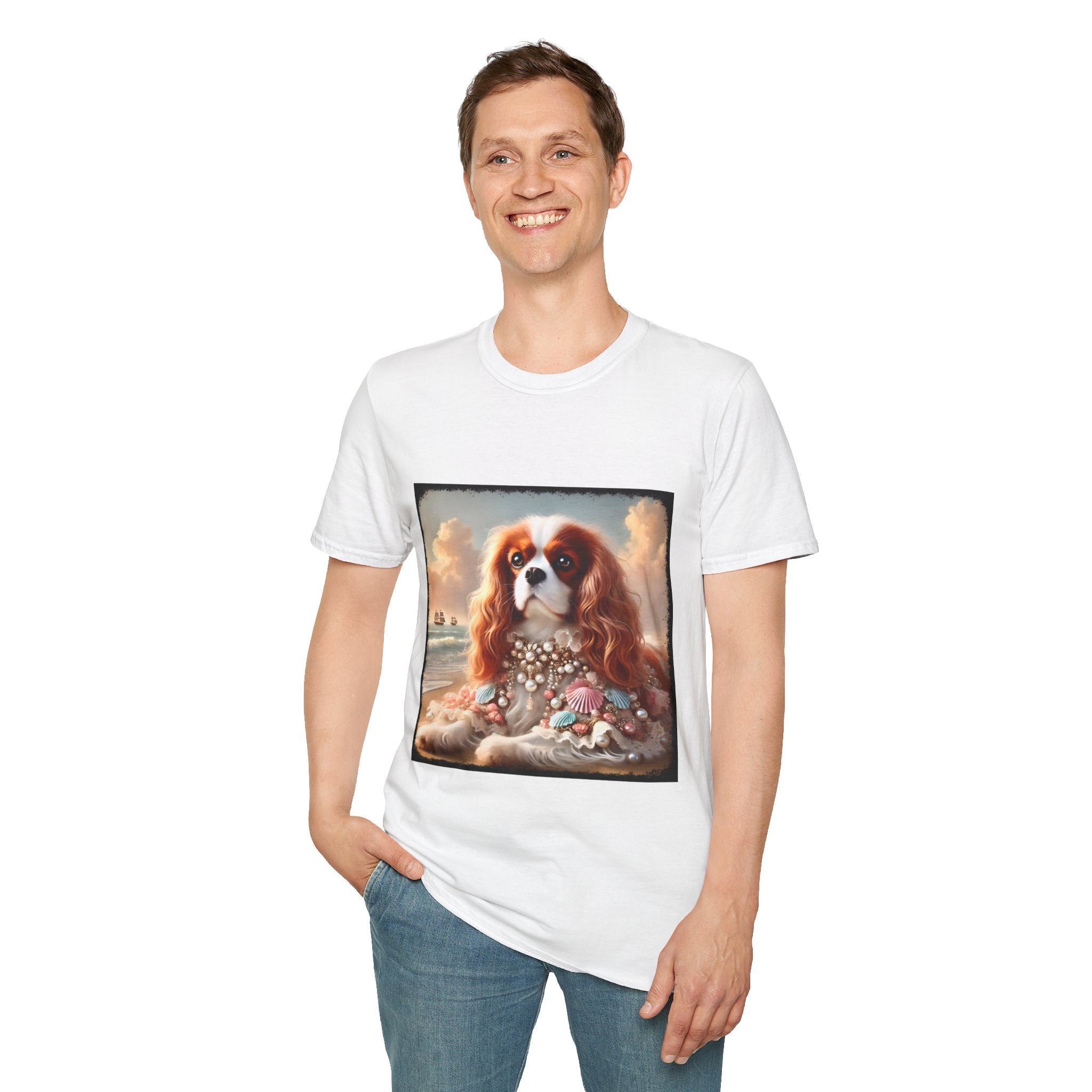 Cavalier King Charles Spaniel Beach Beauty | Unisex Dog T-Shirt