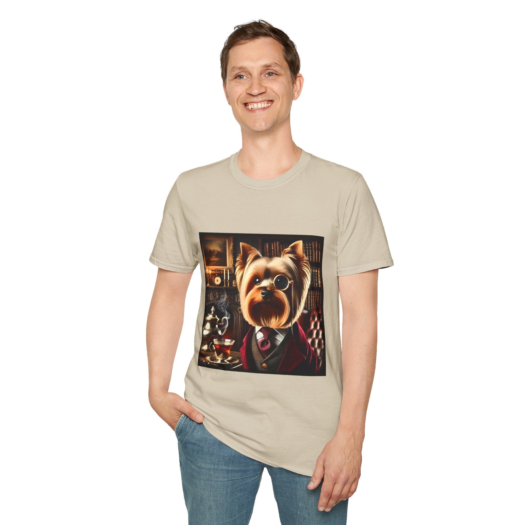 Yorkshire Terrier Mister Monocle | Unisex Dog T-Shirt