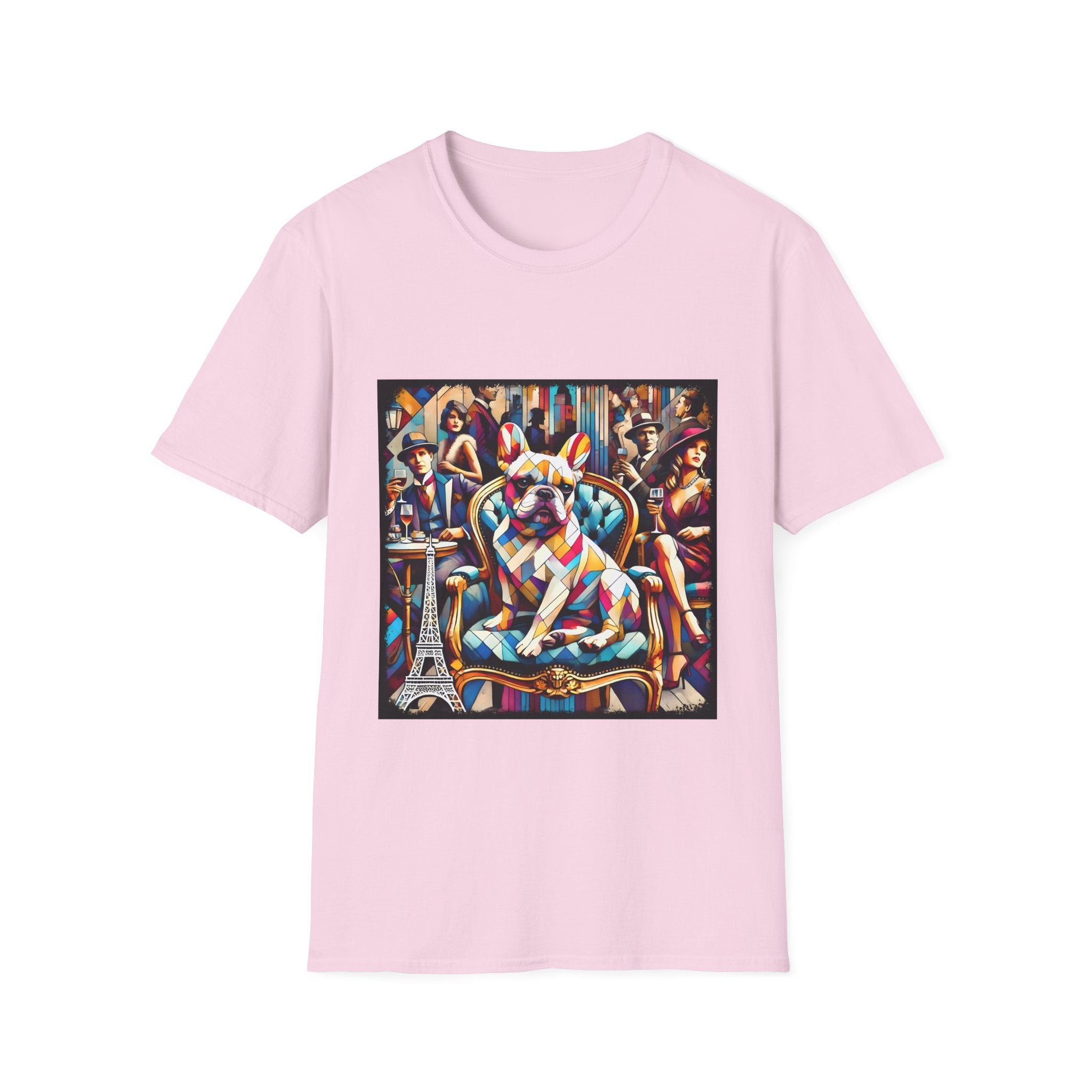 French Bulldog Paris Pixel Classic | Unisex Dog T-Shirt
