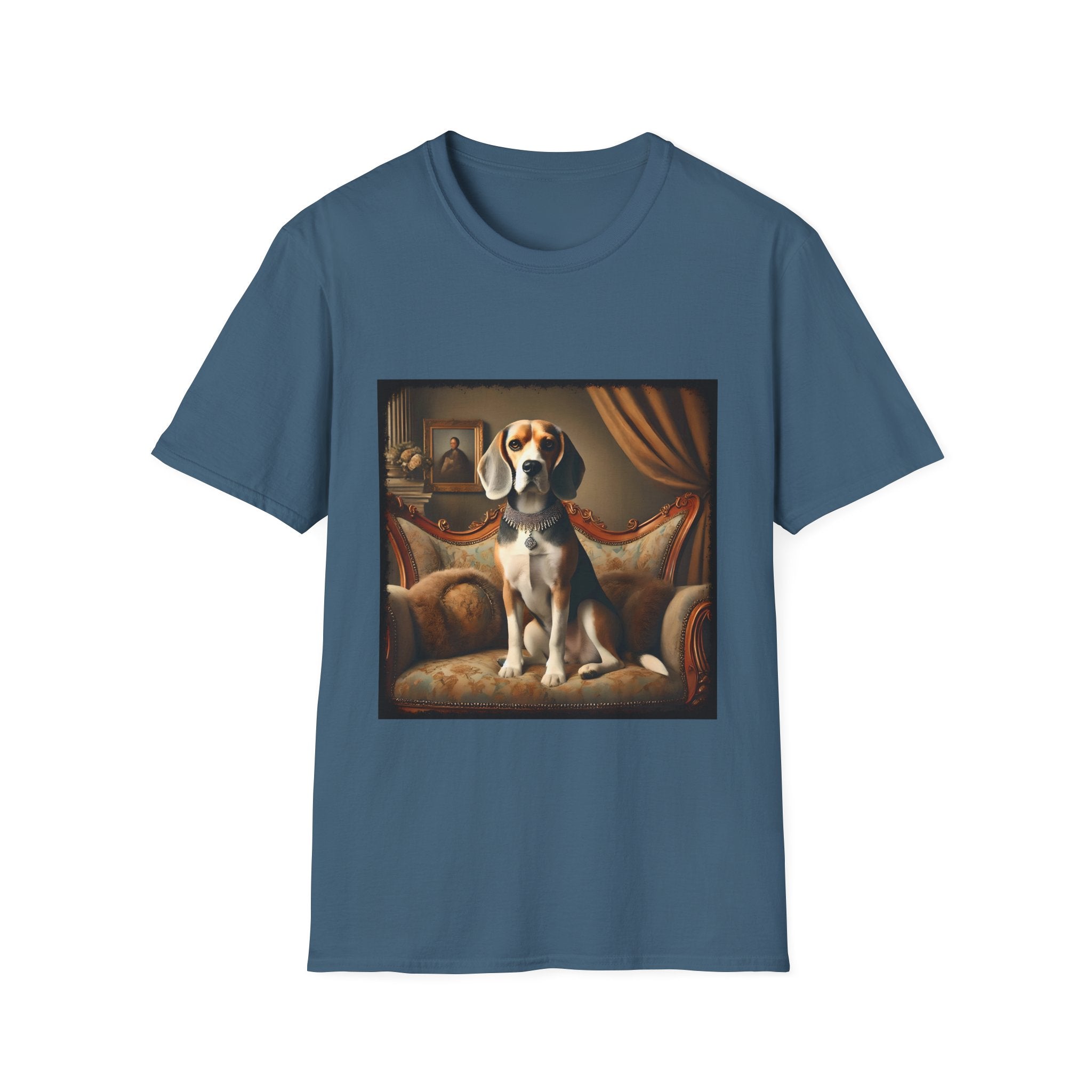 Beagle Princess Blue | Unisex Dog T-Shirt