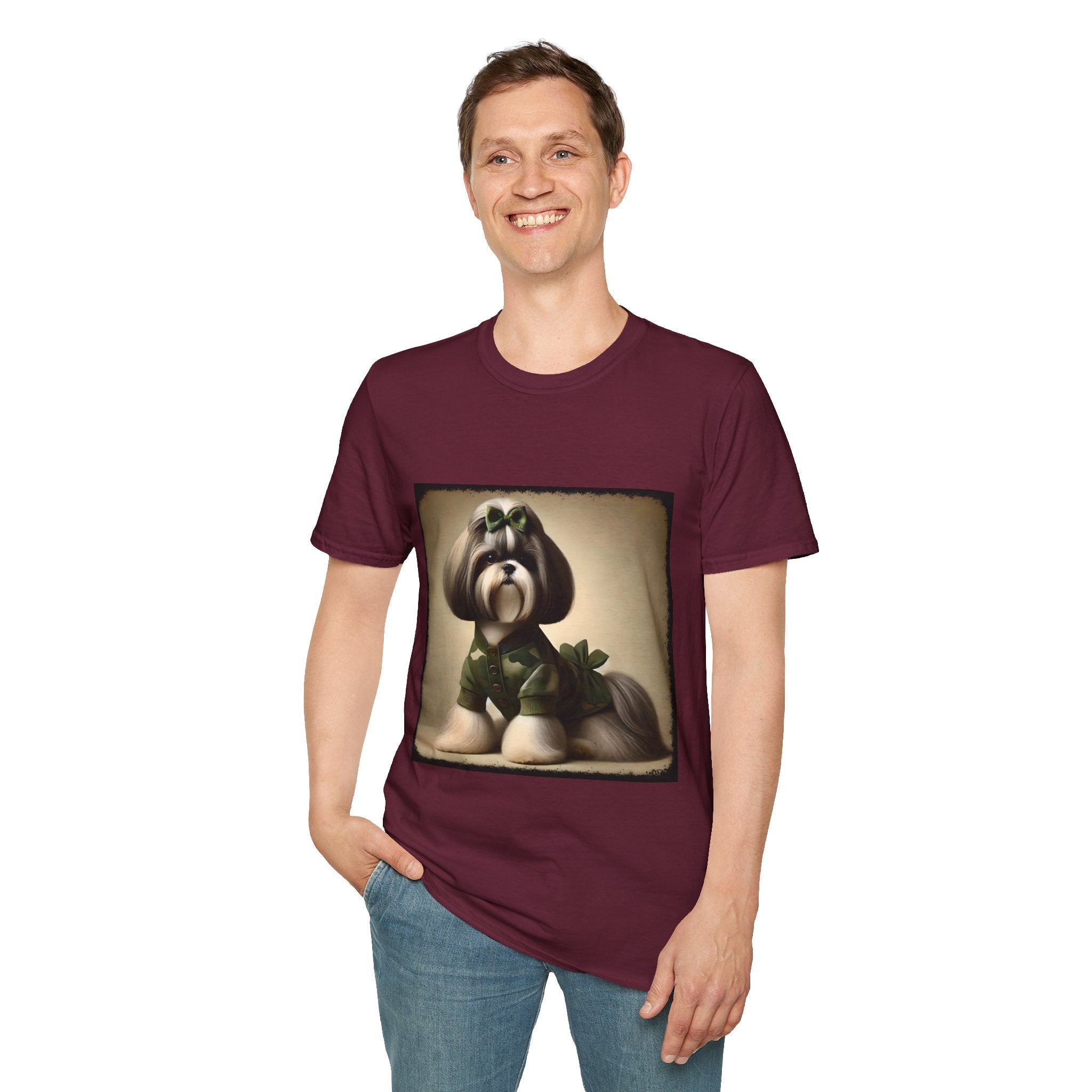 Shih Tzu Camo Cutie II | Unisex Dog T-Shirt
