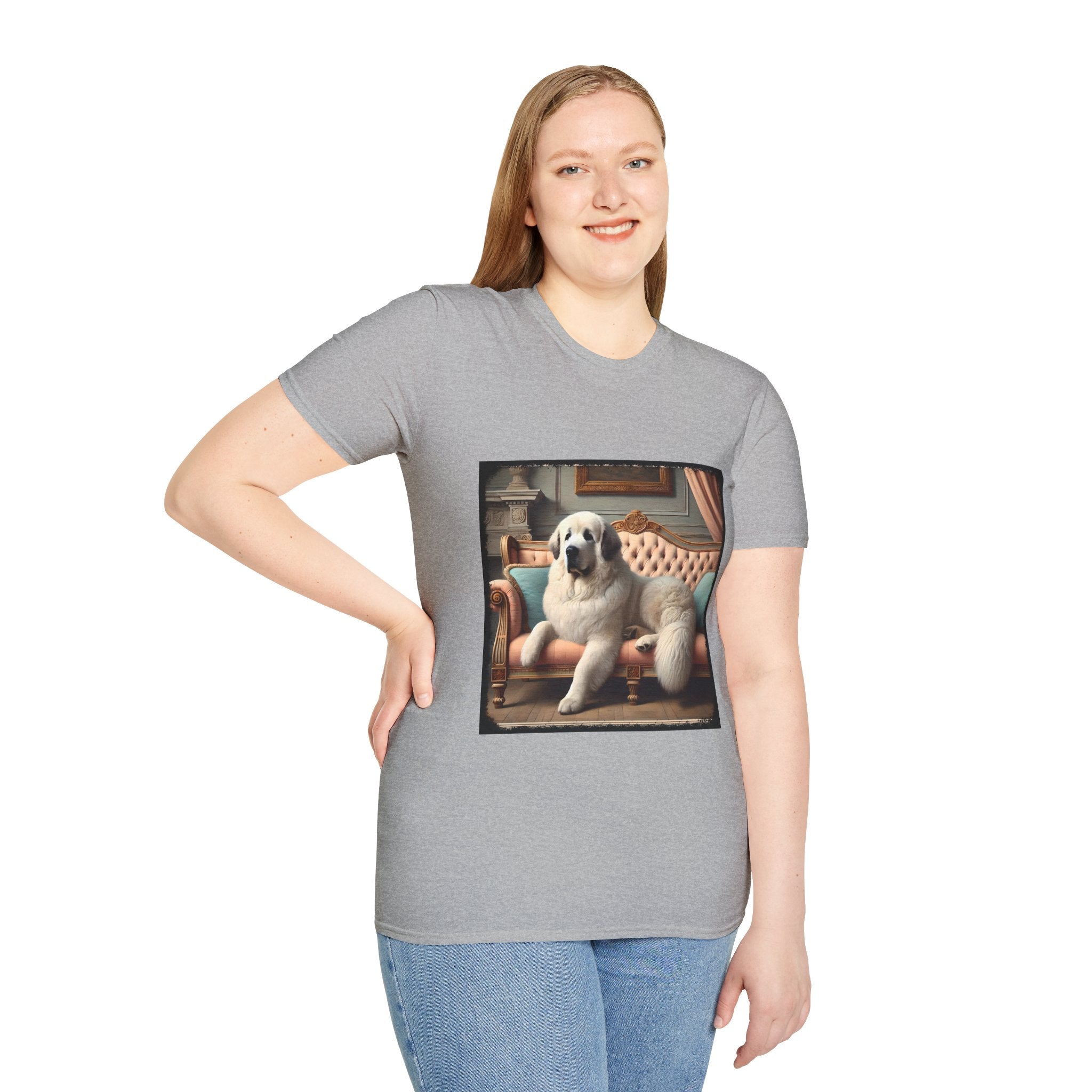 Great Pyrenees Poised Portrait | Unisex Dog T-Shirt