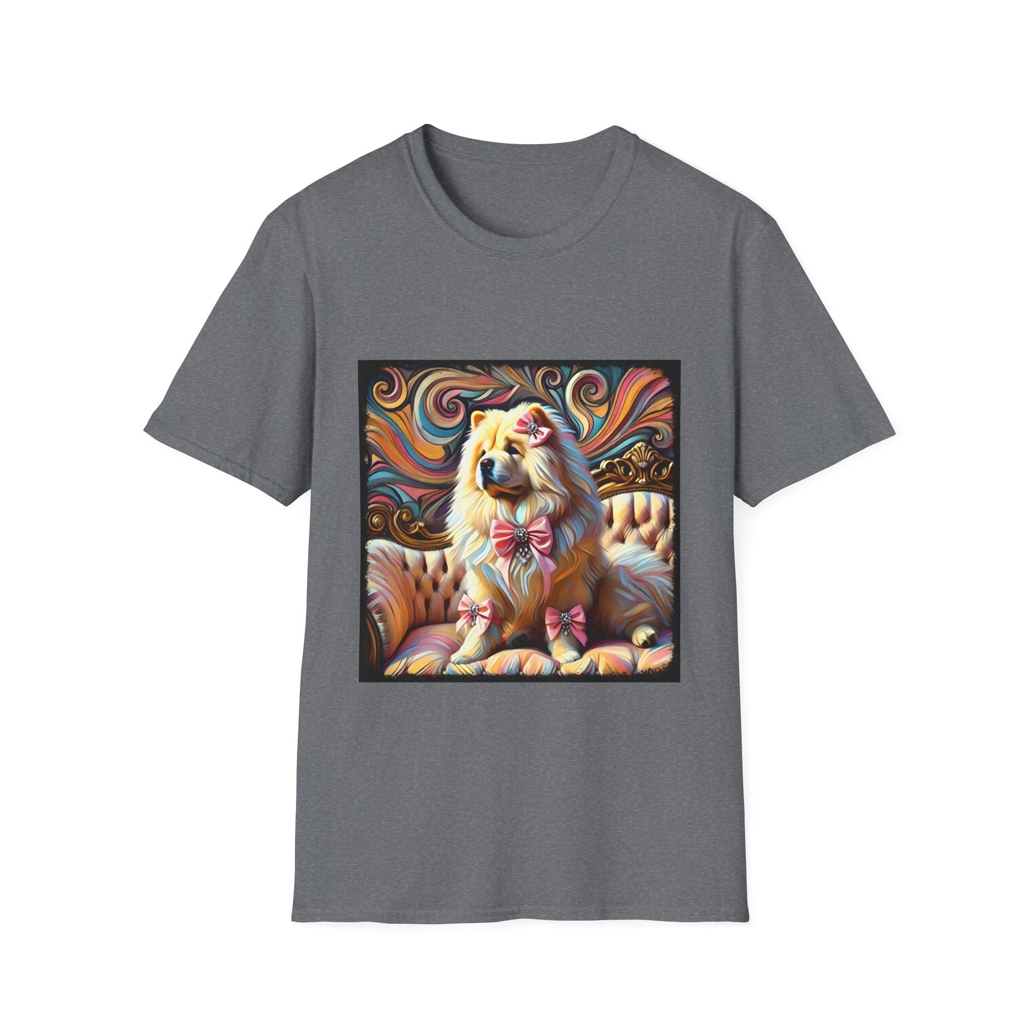 Chow Chow Pink Swirl | Unisex Dog T-Shirt