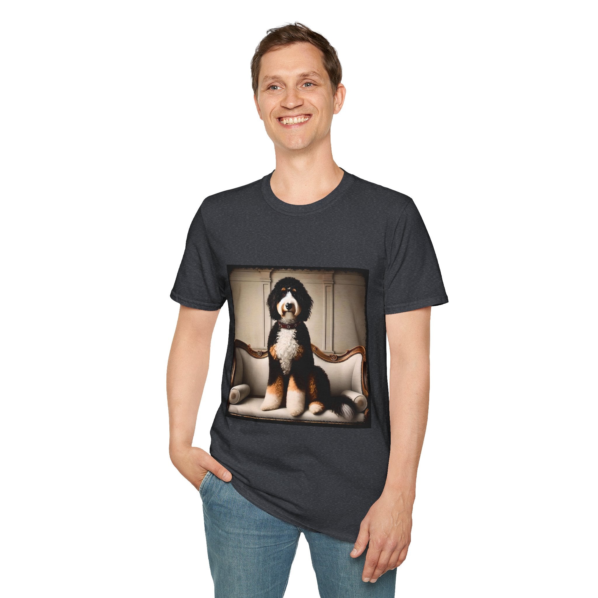 Bernedoodle Poised Posh | Unisex Dog T-Shirt