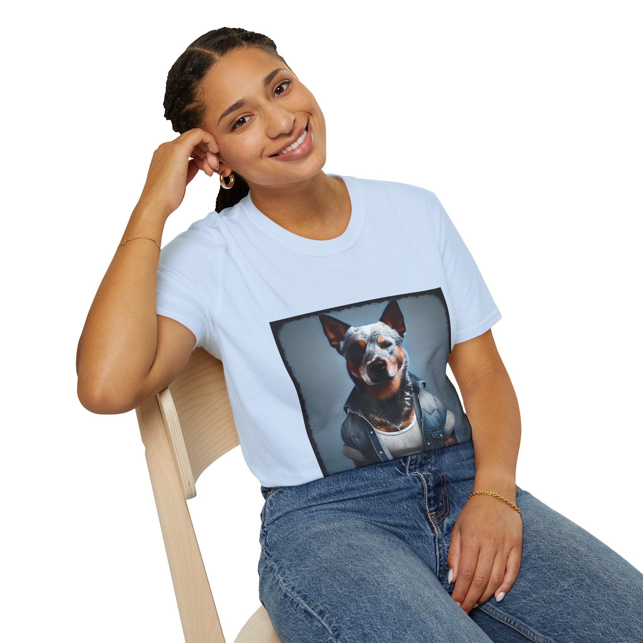 Australian Cattle Dog Denim Dude | Unisex Dog T-Shirt