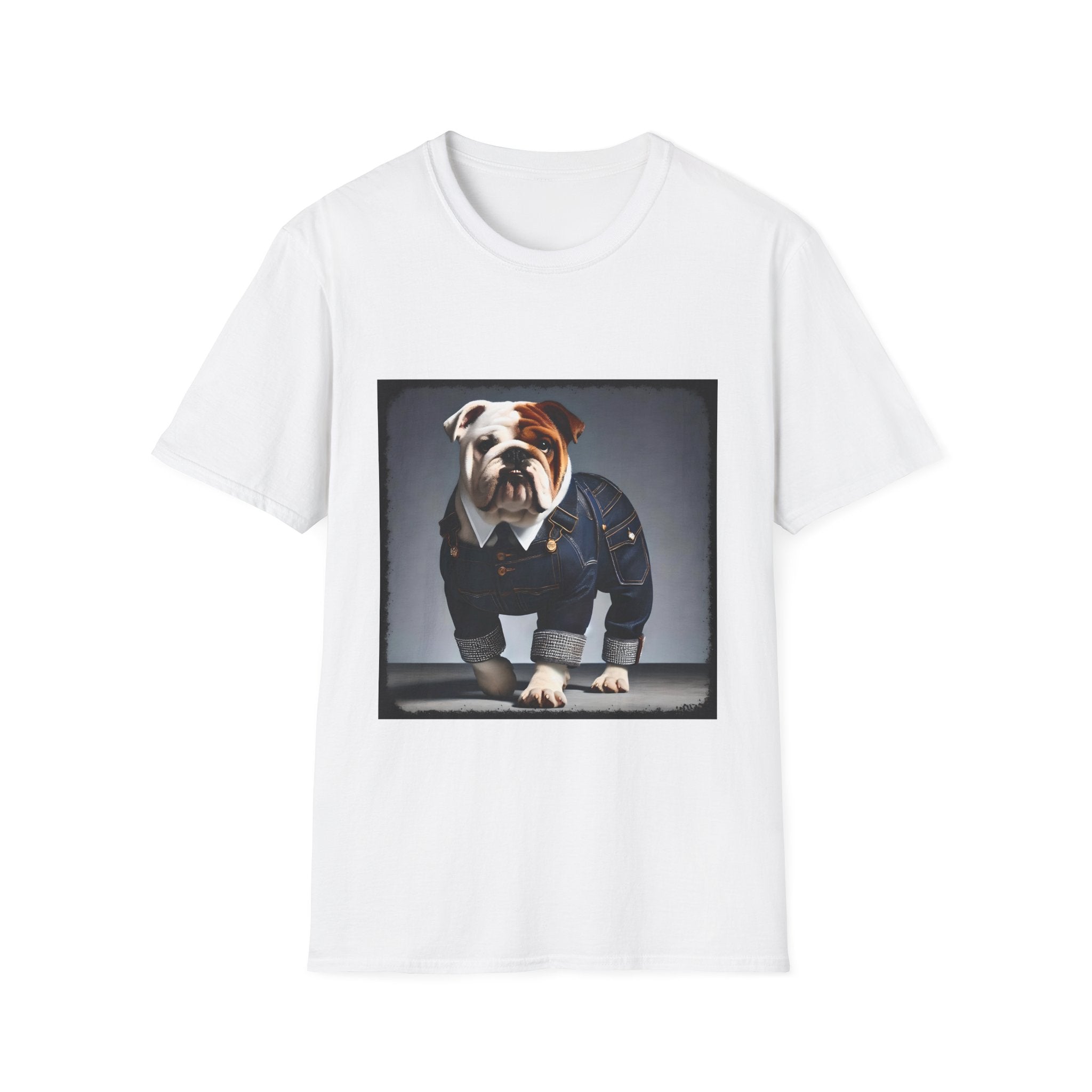 Bulldog Denim Diva | Unisex Dog T-Shirt
