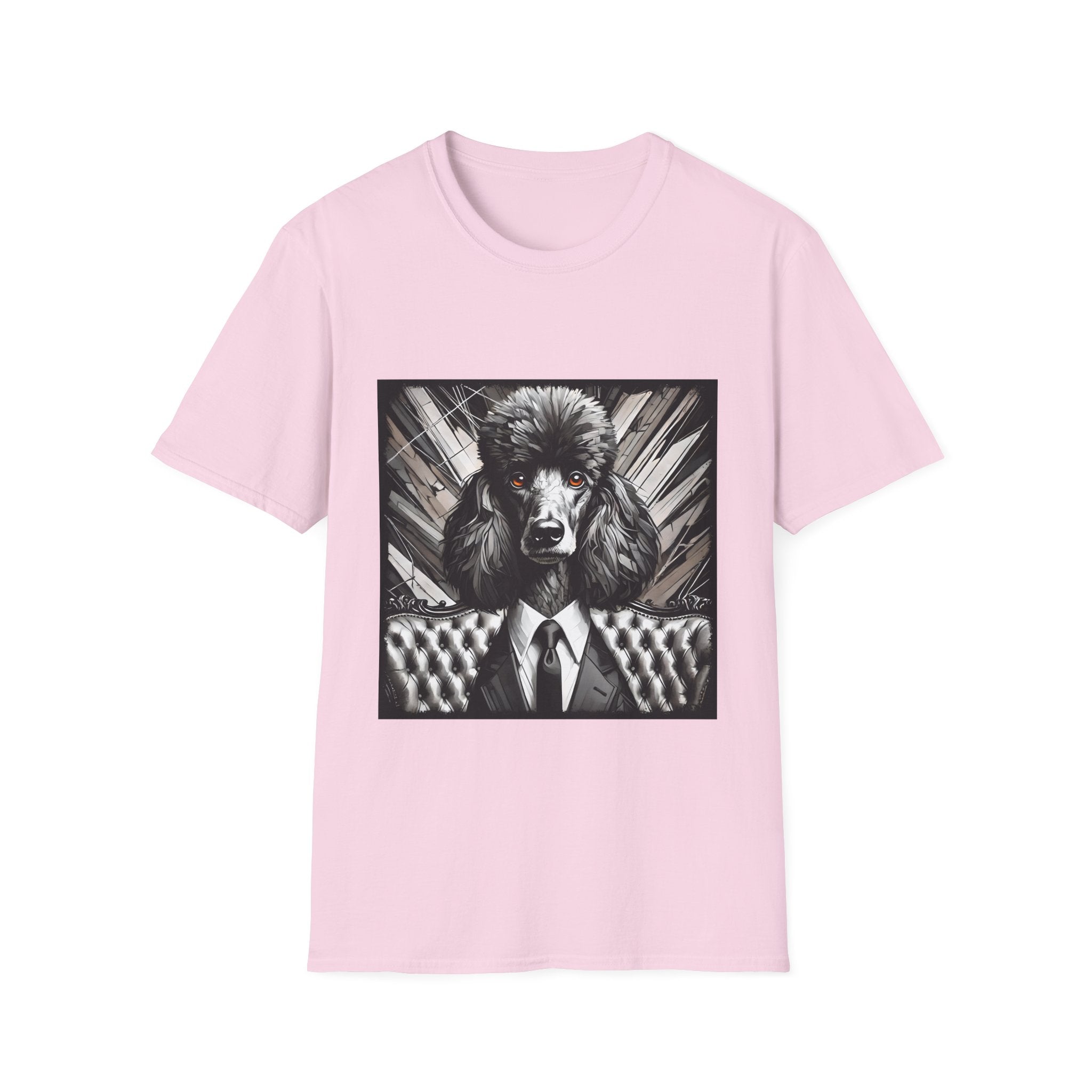 Poodle B&W Bold Eyes II | Unisex Dog T-Shirt