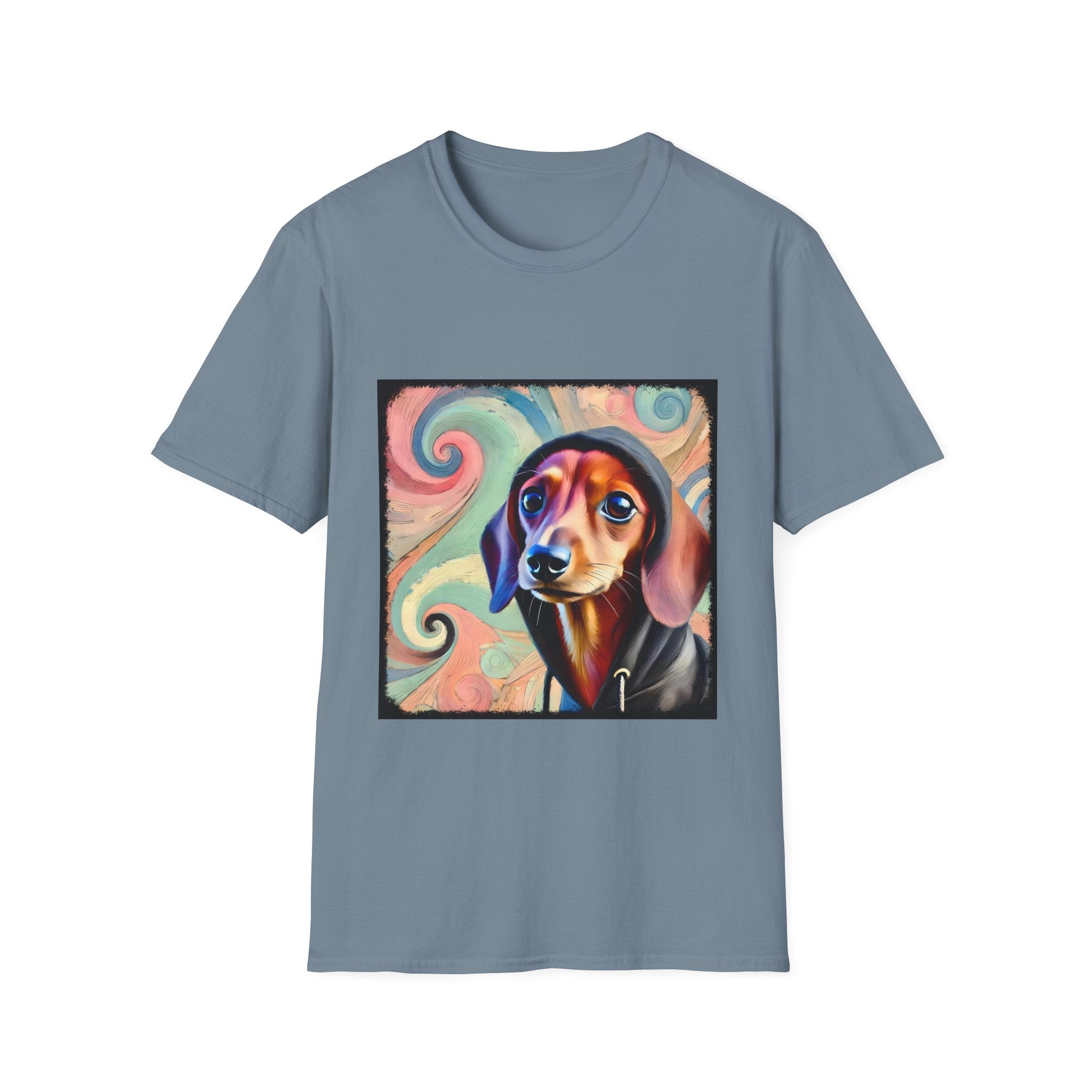 Dachshund Pastel Swirl | Unisex Dog T-Shirt