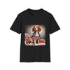 Beagle Peach Posh | Unisex Dog T-Shirt