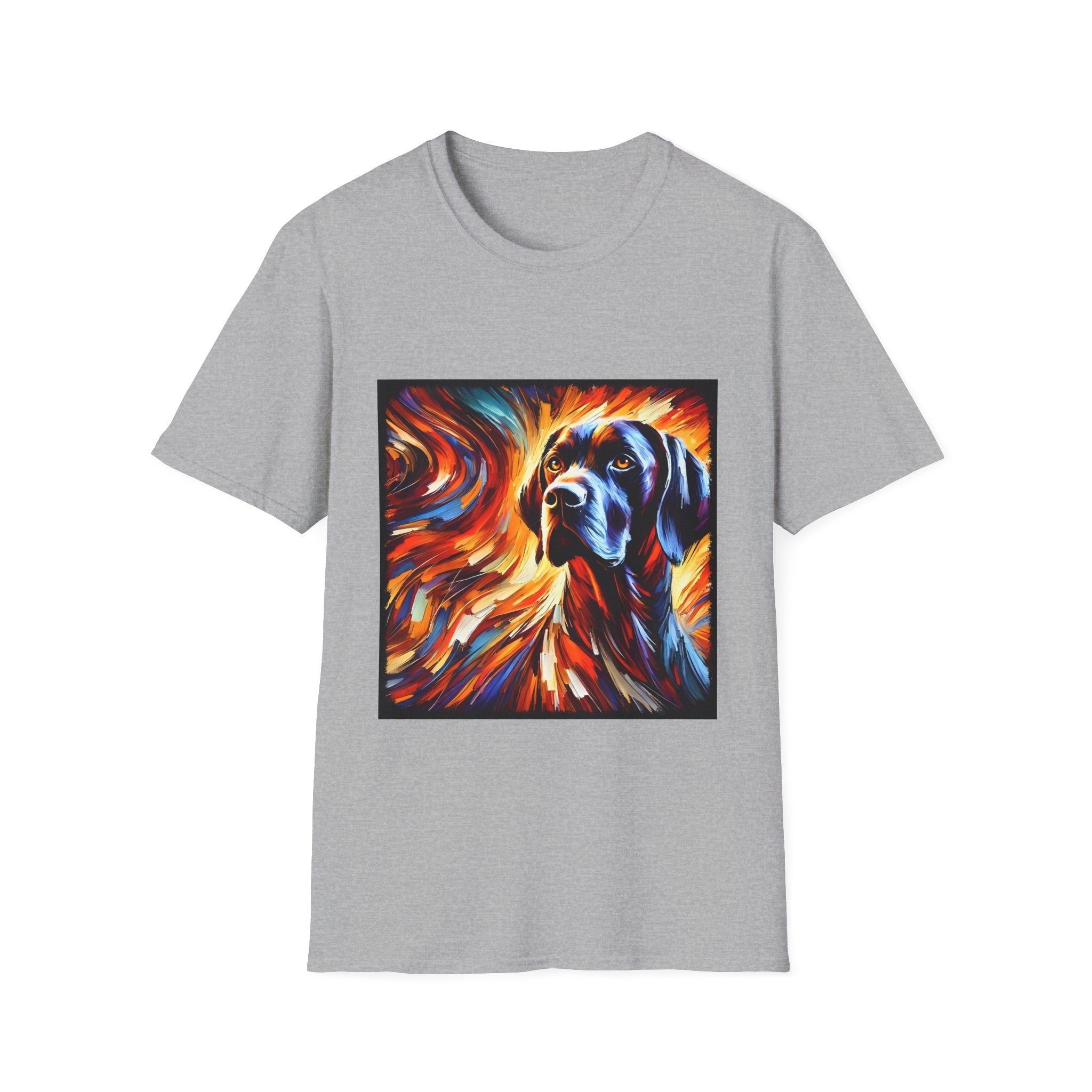 German Shorthaired Pointer Bold Fire Classic | Unisex Dog T-Shirt