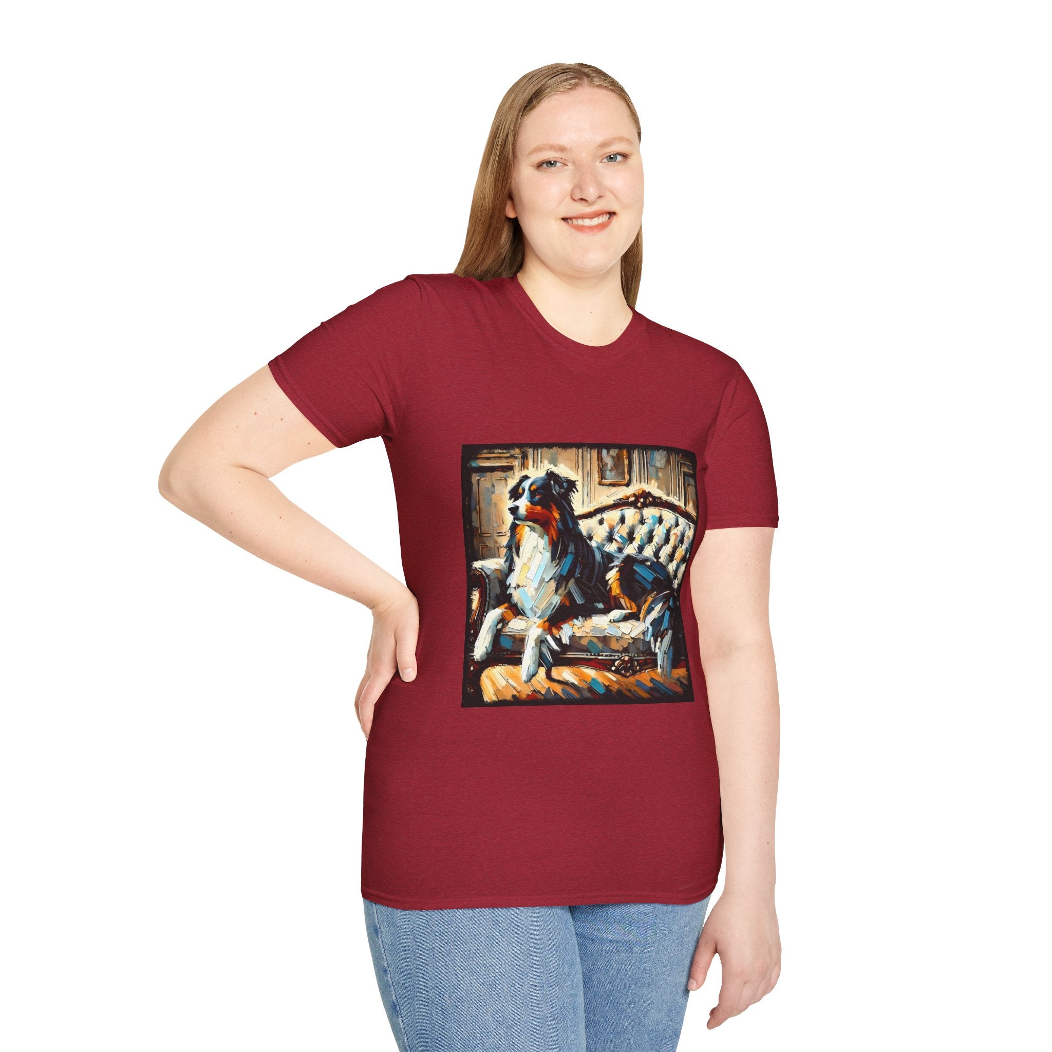 Australian Shepherd Vibrant Classic | Unisex Dog T-Shirt
