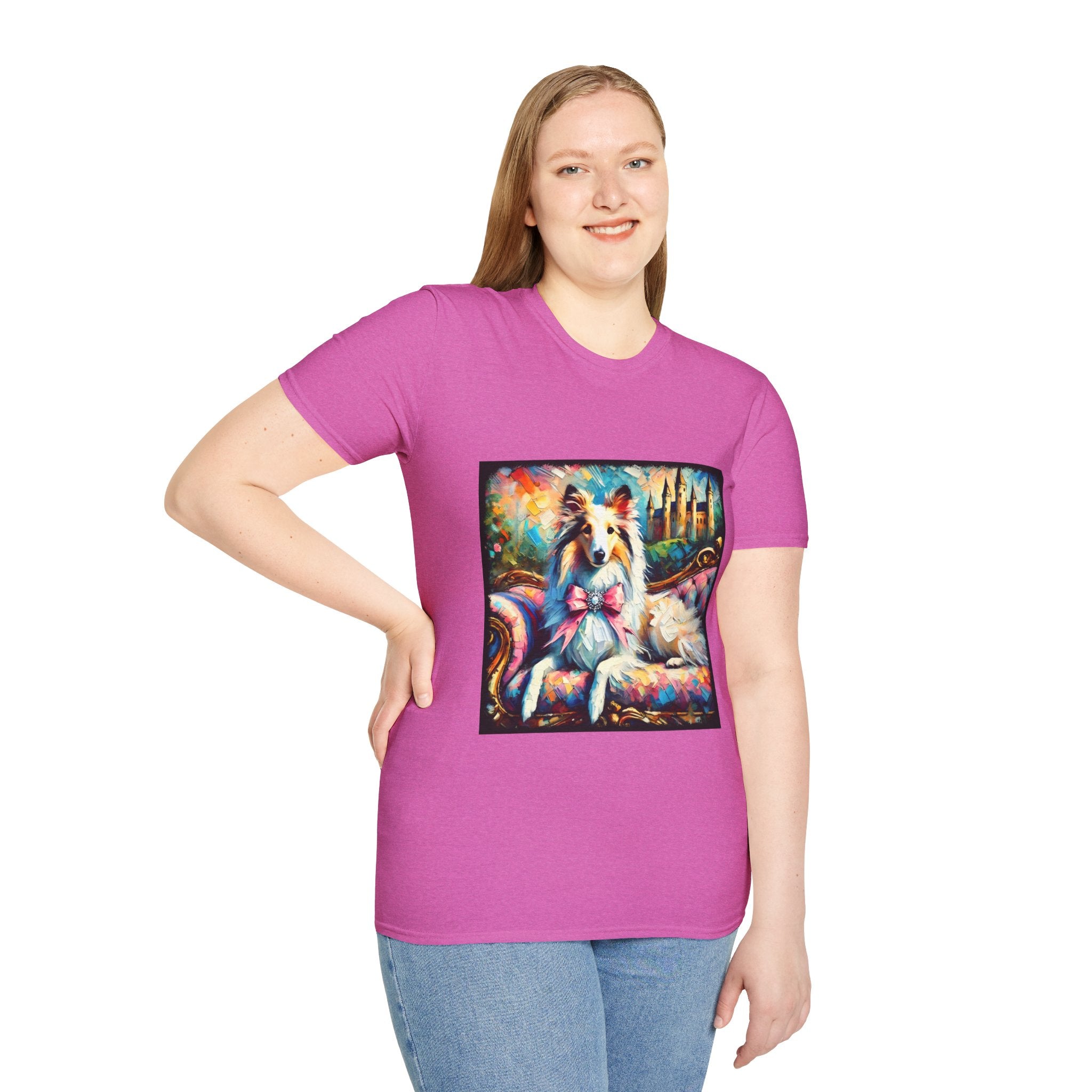 Collie Diamond Princess Classic | Unisex Dog T-Shirt