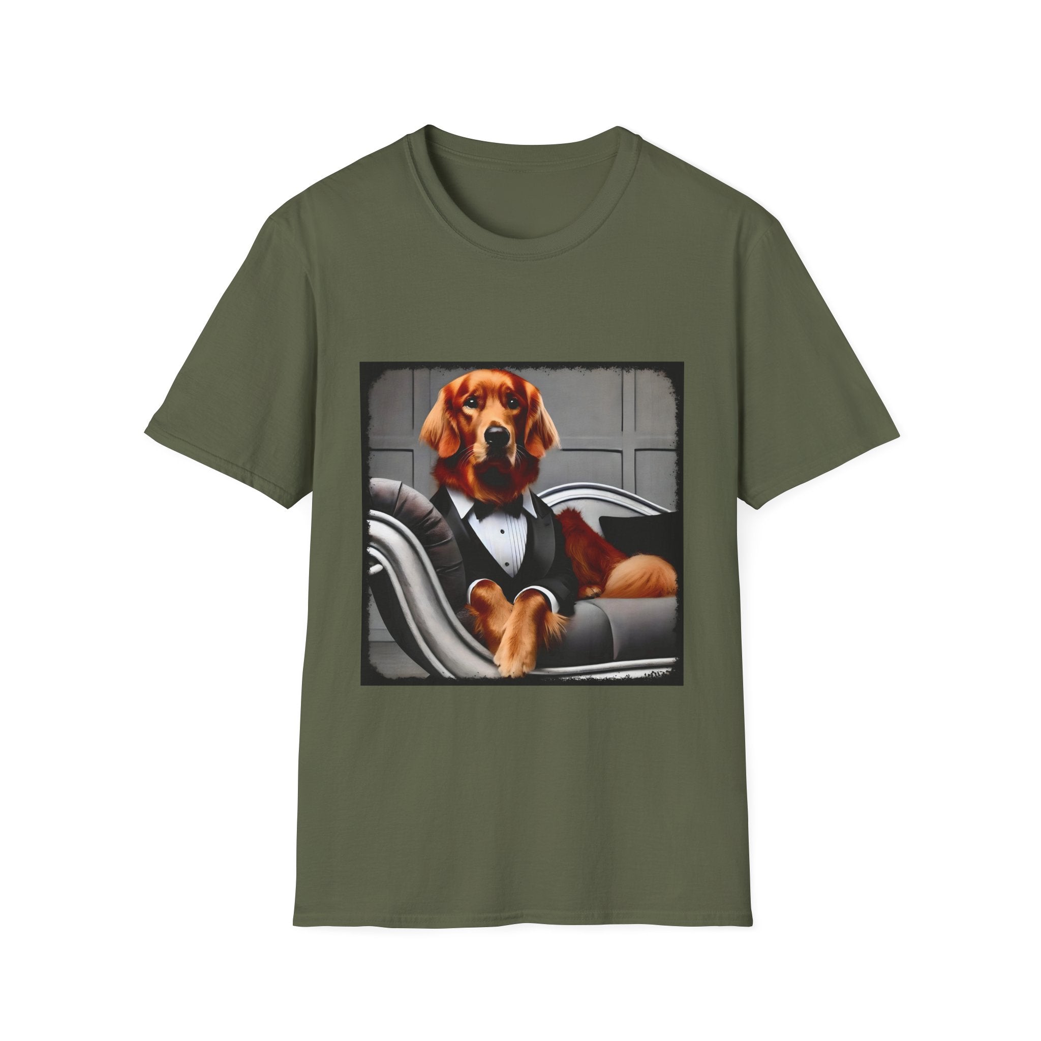 Golden Retriever Tuxedo Titan  | Unisex Dog T-Shirt