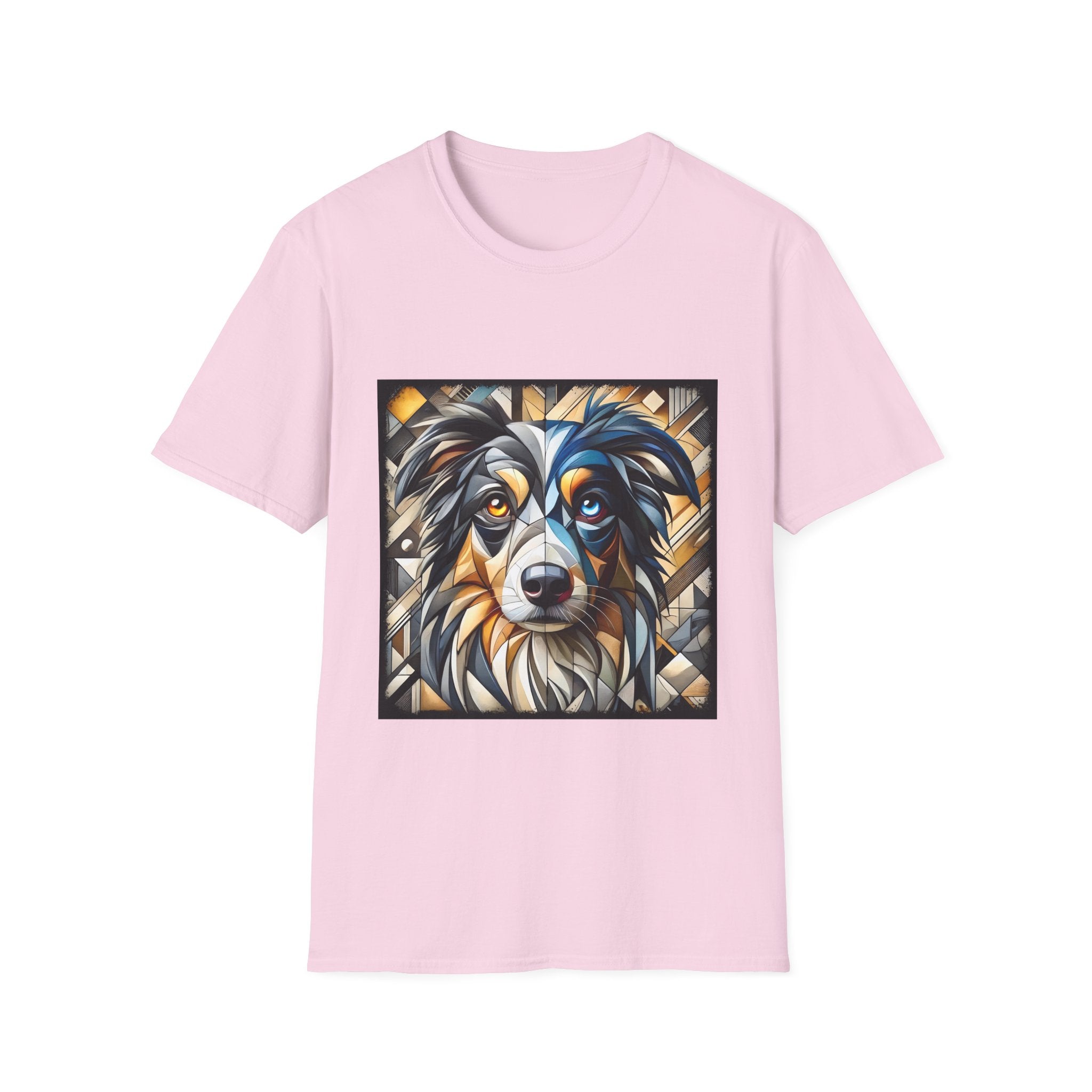 Miniature American Shepherd Bold Geometric |  Unisex Dog T-Shirt