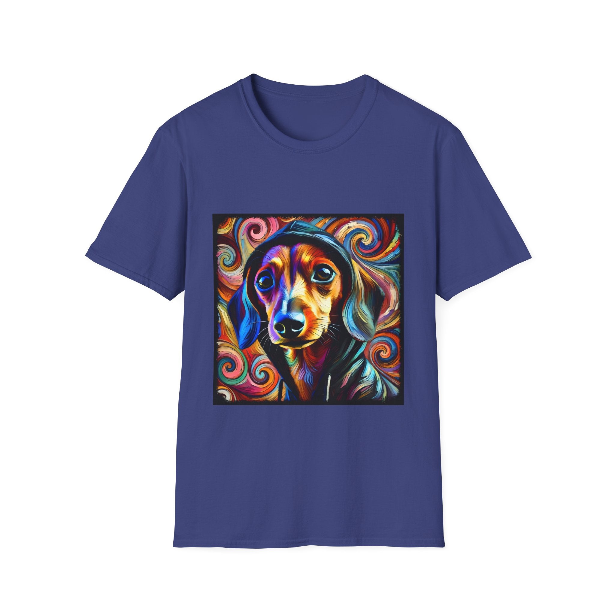Dachshund Relaxed Swirl | Unisex Dog T-Shirt