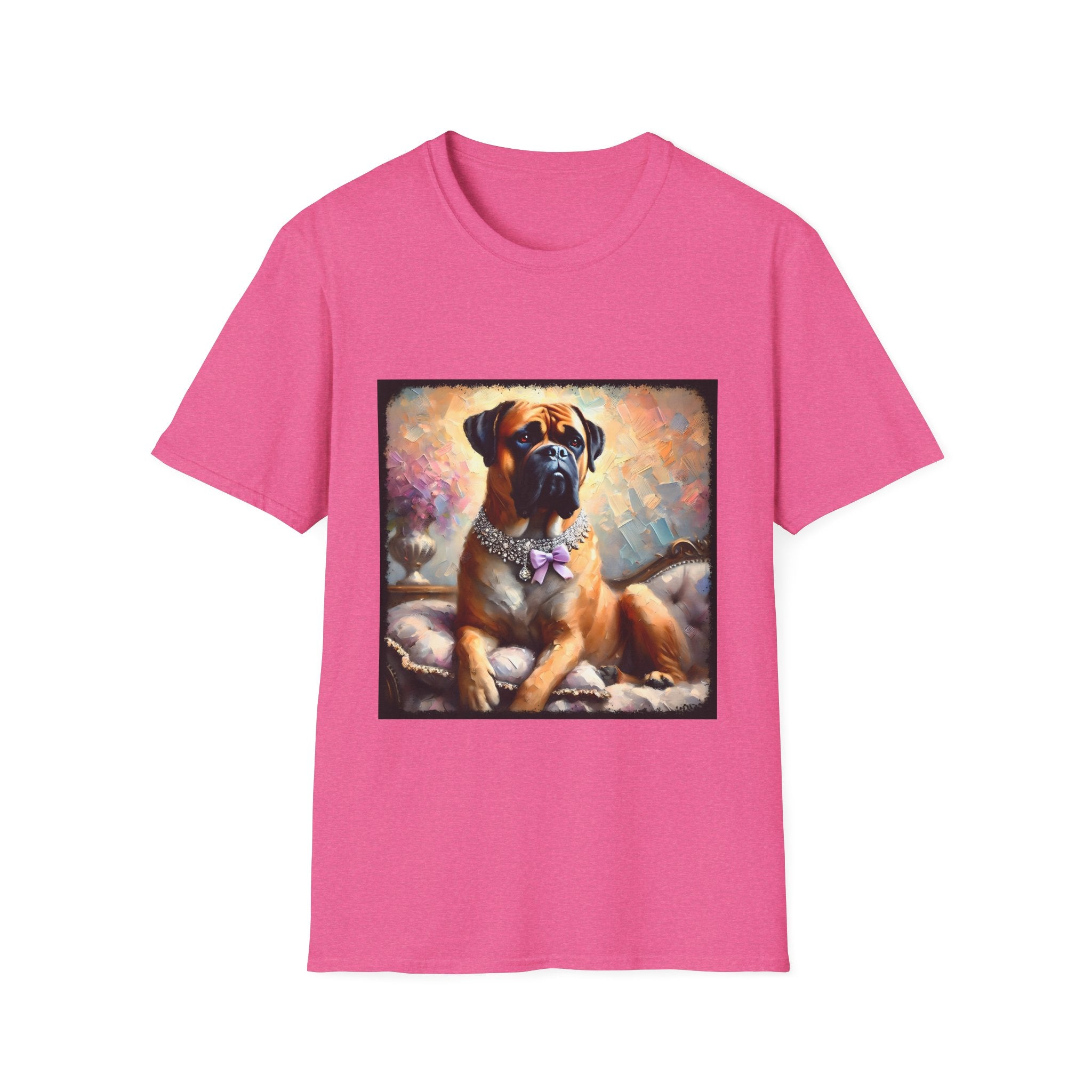 Bullmastiff Purple Bow Classic | Unisex Dog T-Shirt