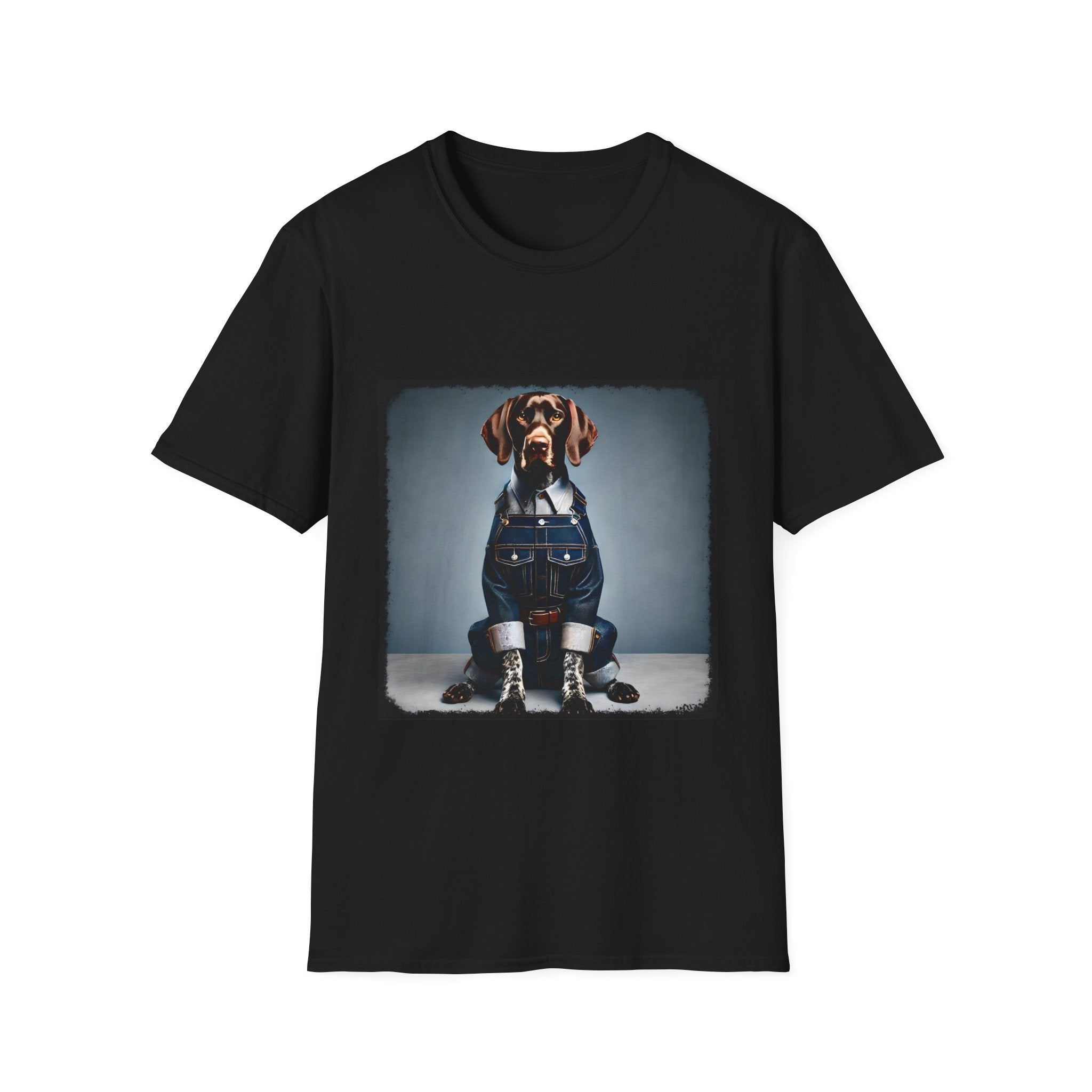 German Shorthaired Pointer Denim Dude | Unisex Dog T-Shirt