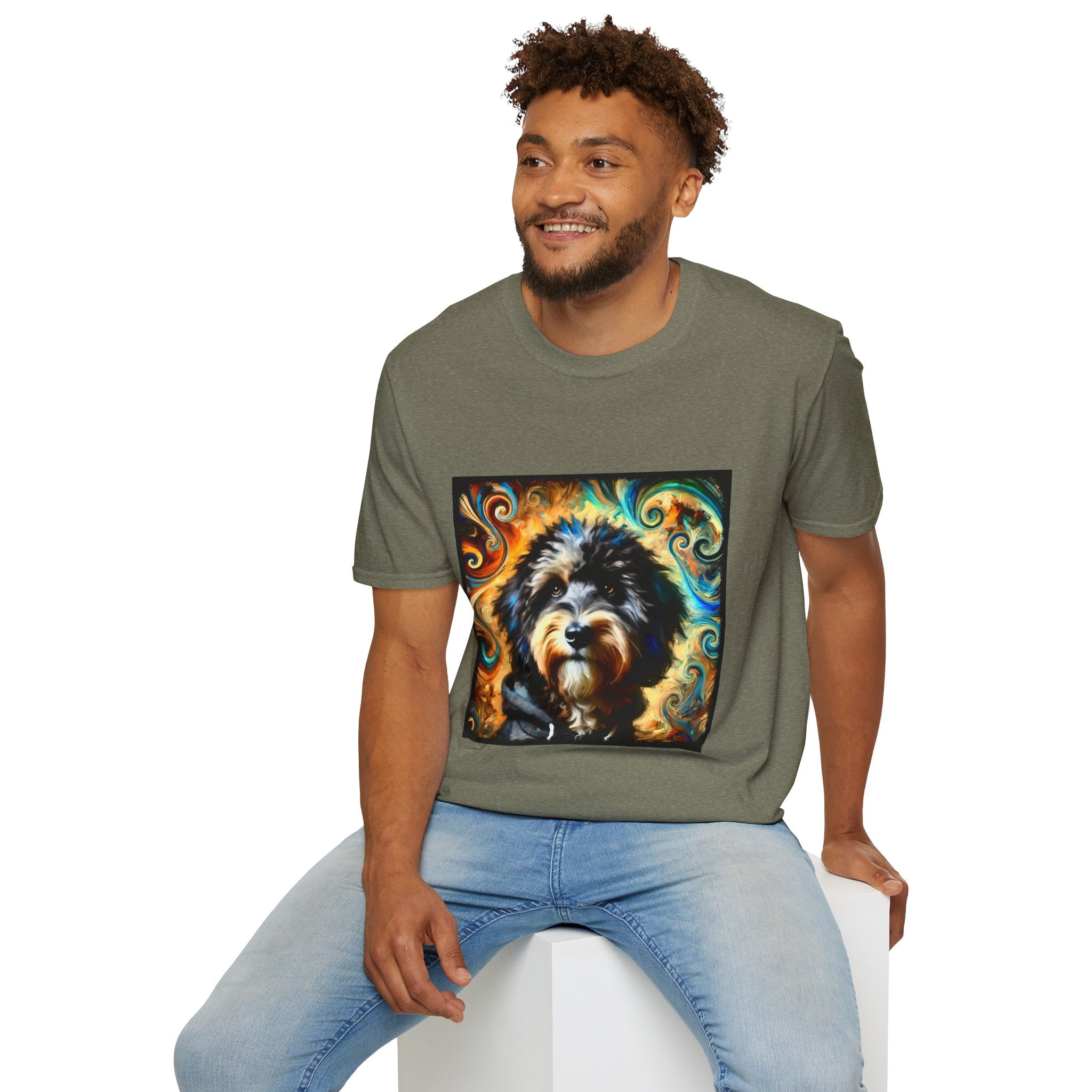 Aussiedoodle Hoodie Swirl | Unisex Dog T-Shirt