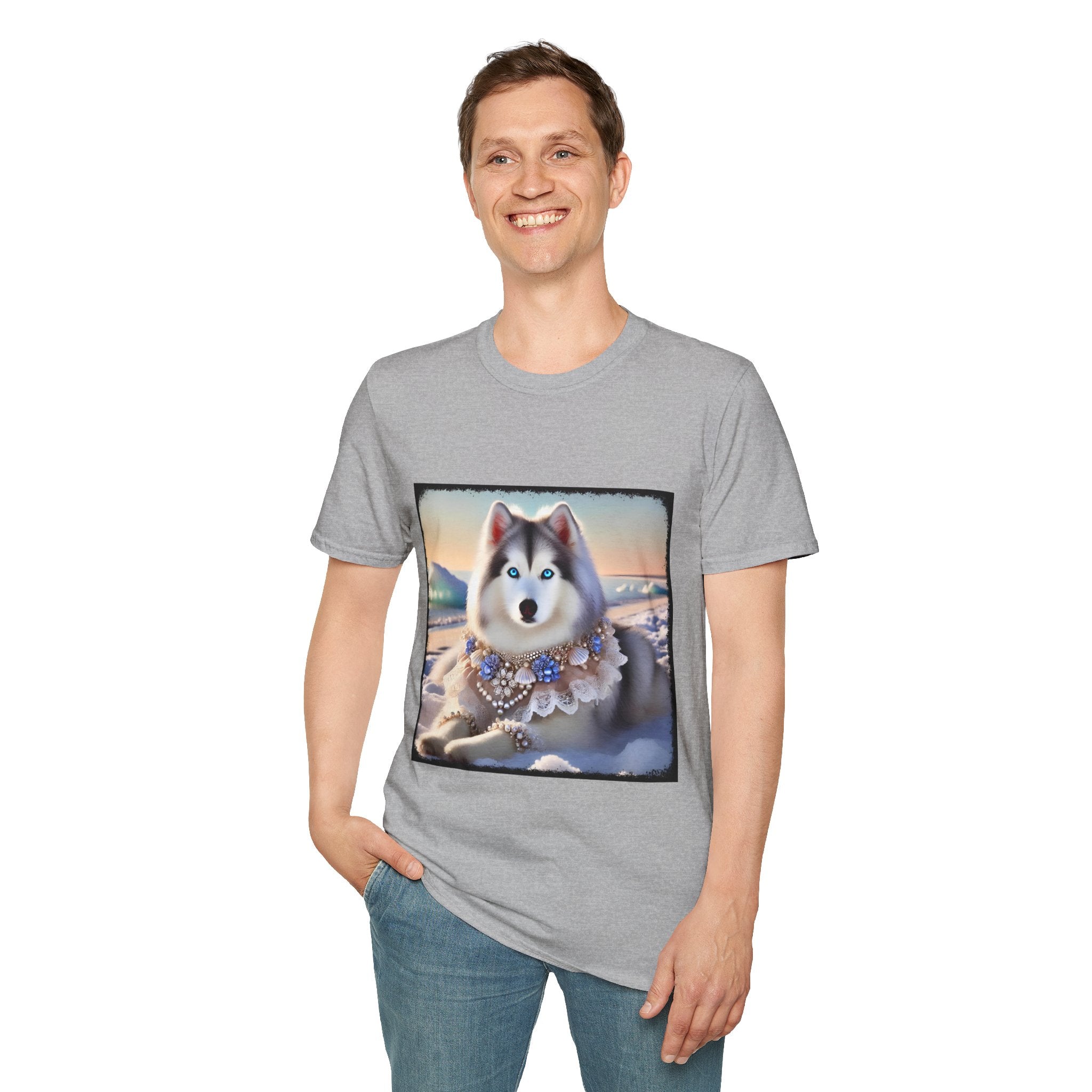 Siberian Husky Snow Princess | Unisex Dog T-Shirt