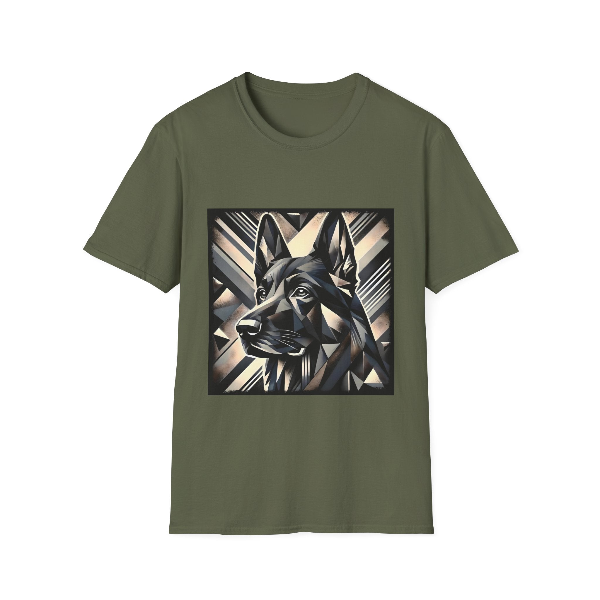German Shepherd Geometric | Unisex Dog T-Shirt