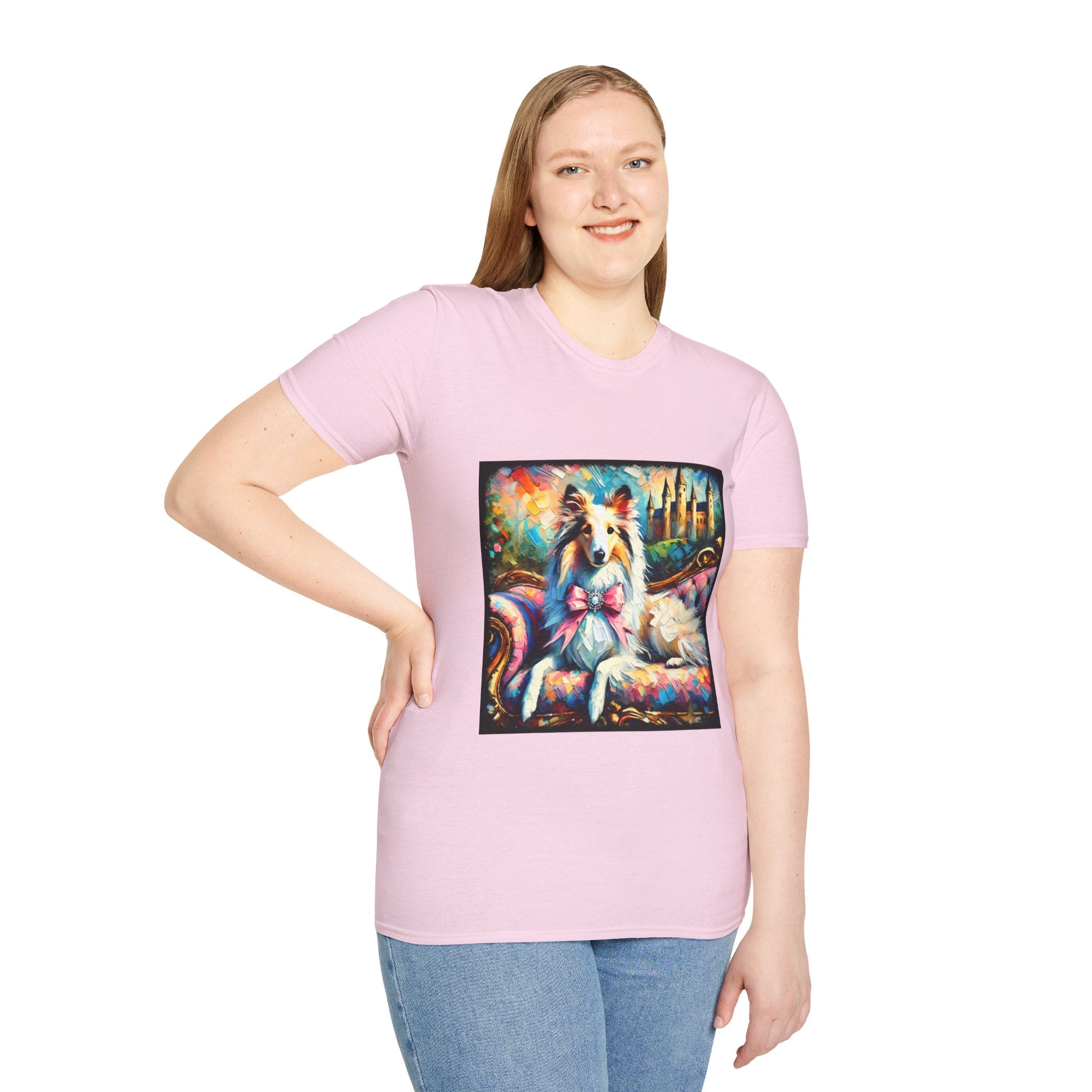 Collie Diamond Princess Classic | Unisex Dog T-Shirt