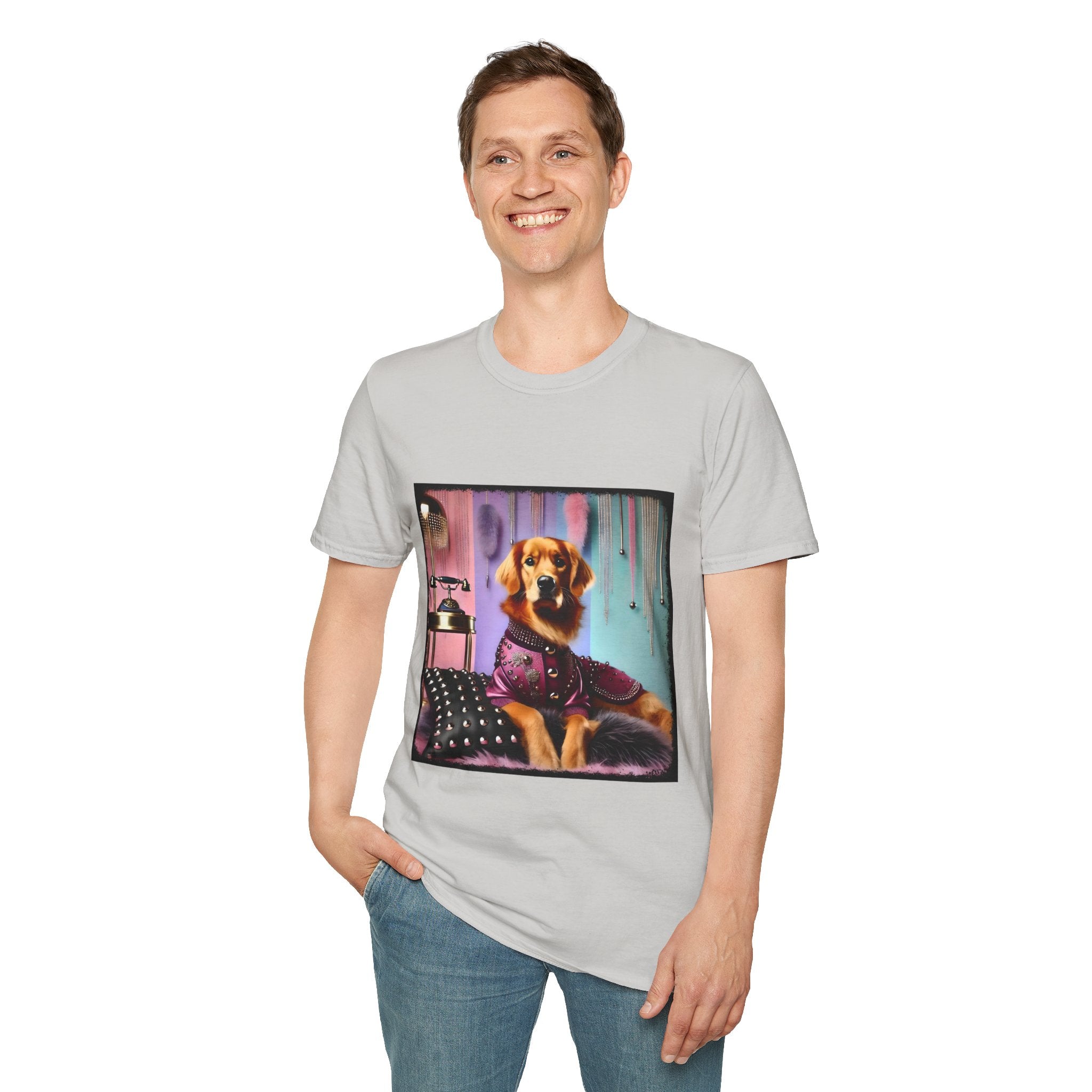 Golden Retriever GenX Icon | Unisex Dog T-Shirt