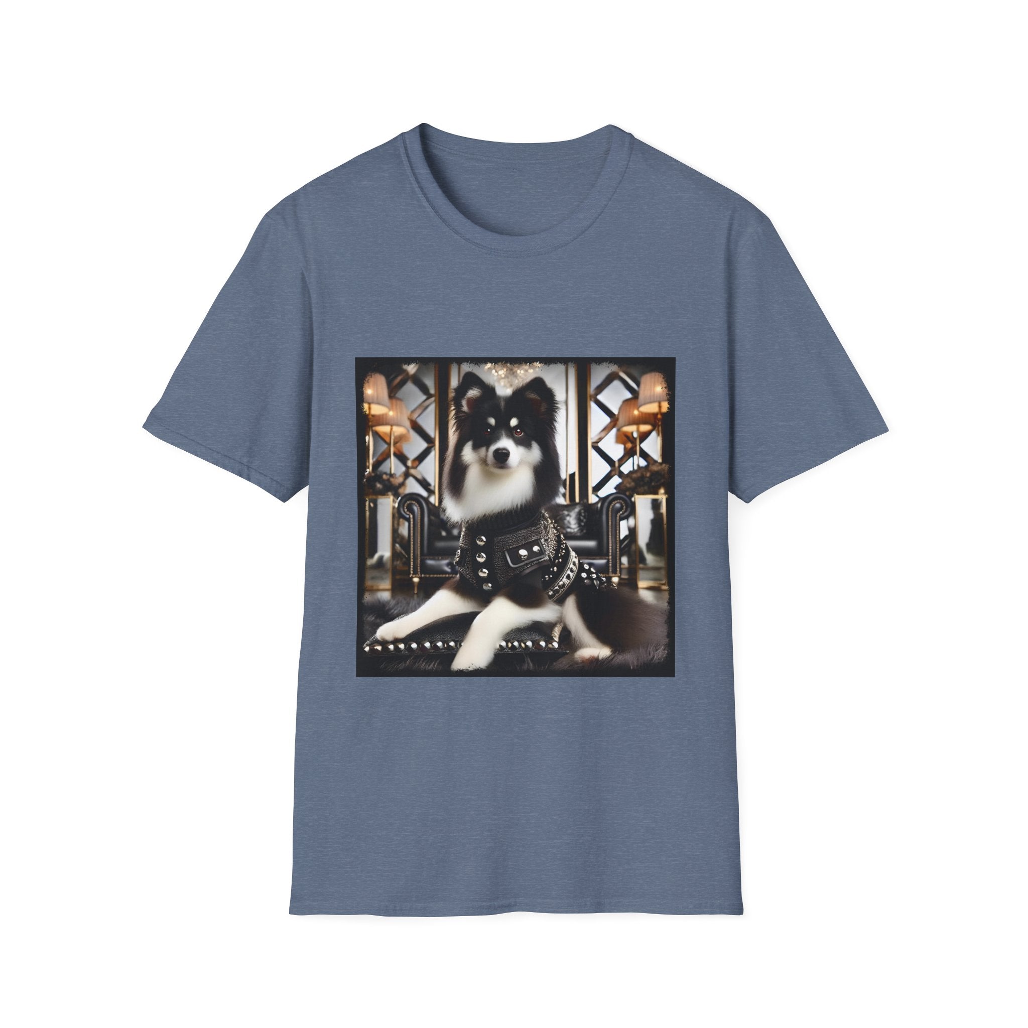Stylish Miniature American Shepherd Dog T-Shirt – B&W Baddie Print