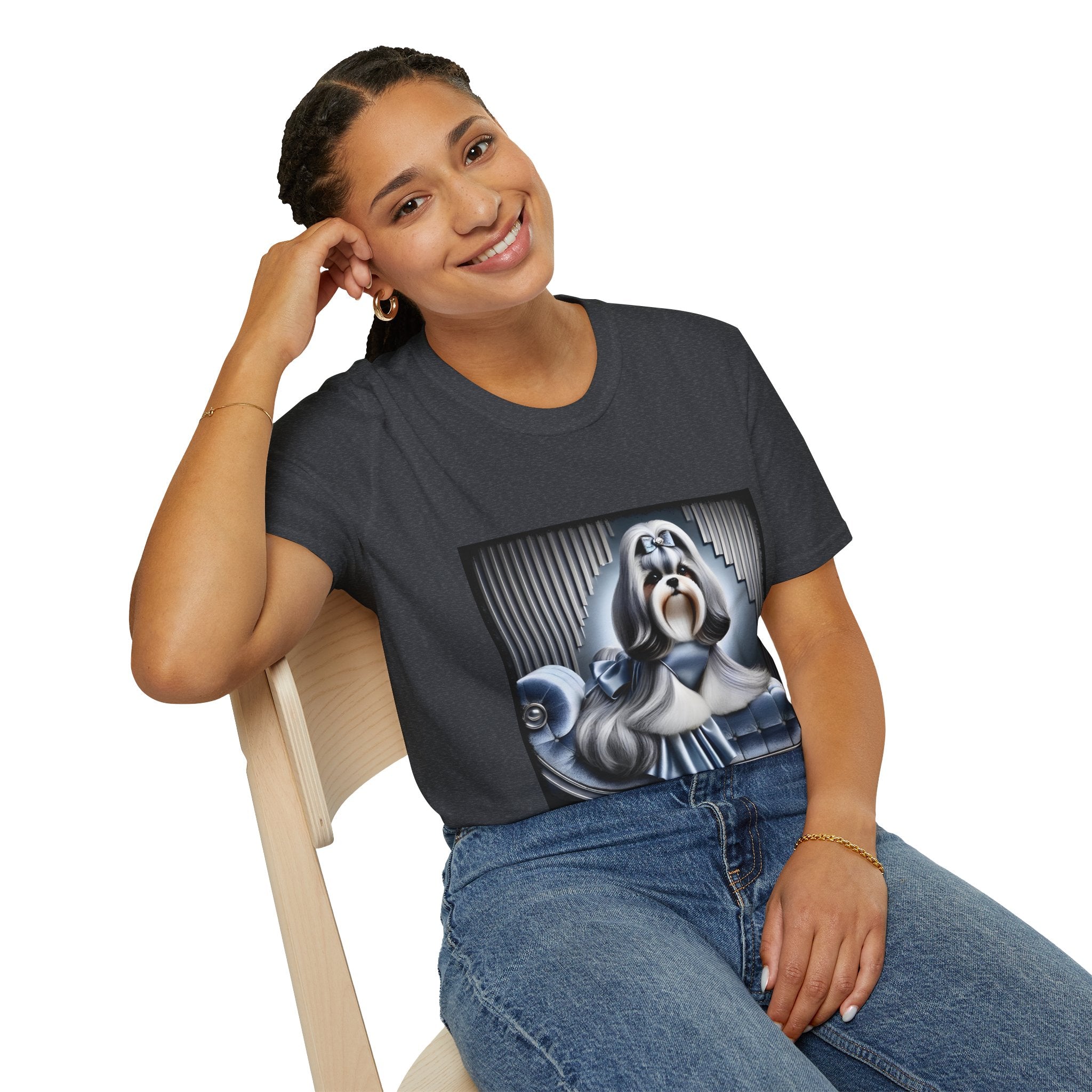 Shih Tzu Satin Dream  | Unisex Dog T-Shirt
