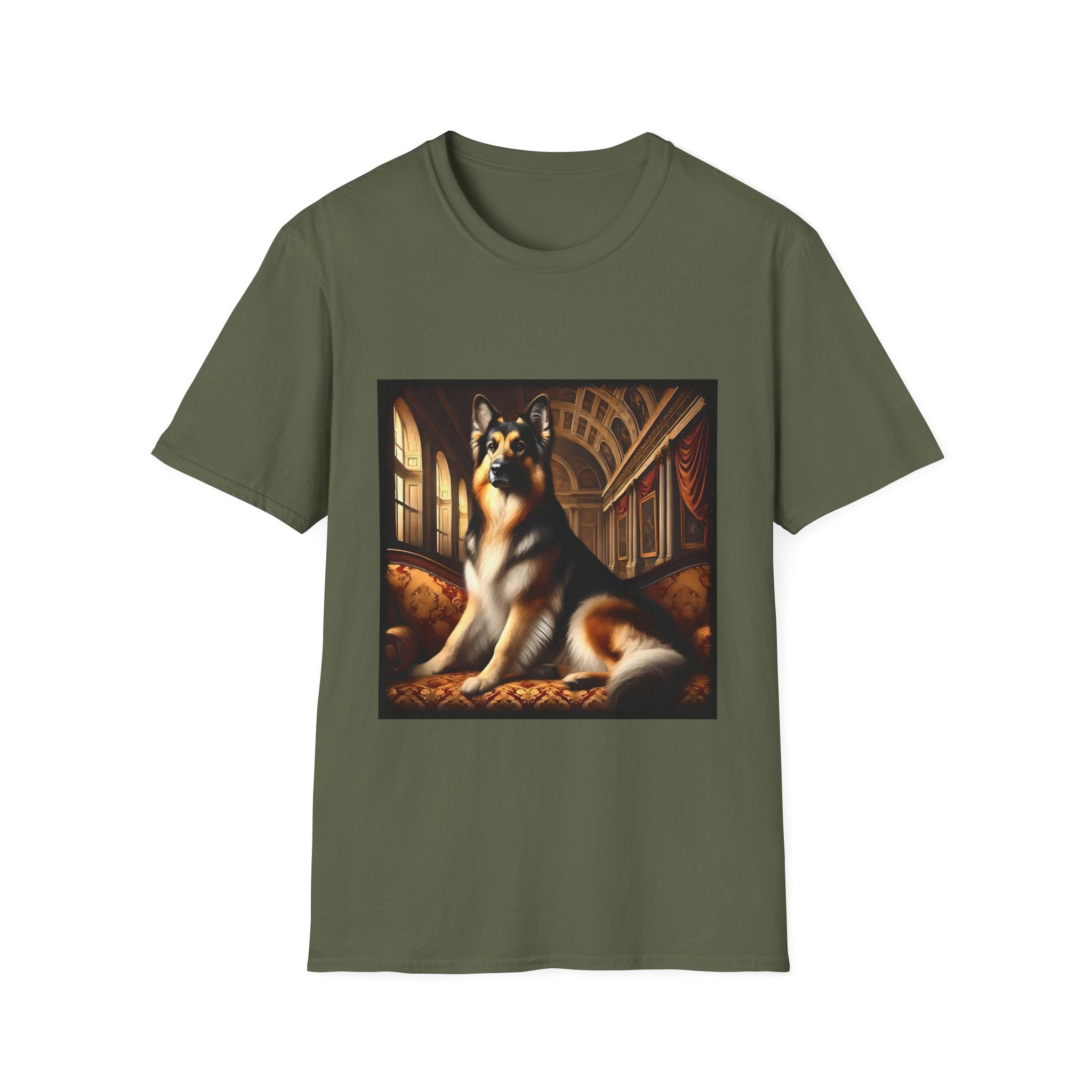 German Shepherd Dashing Duke | Unisex Dog T-Shirt