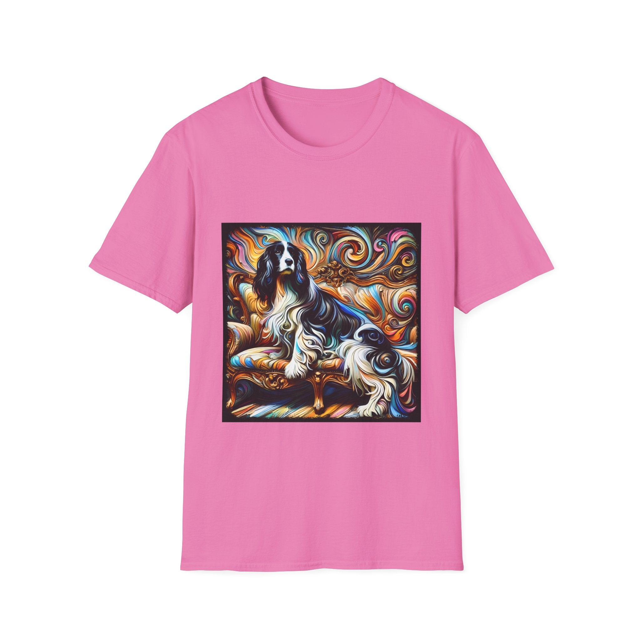 English Springer Spaniel Dynamic Swirl | Unisex Dog T-Shirt