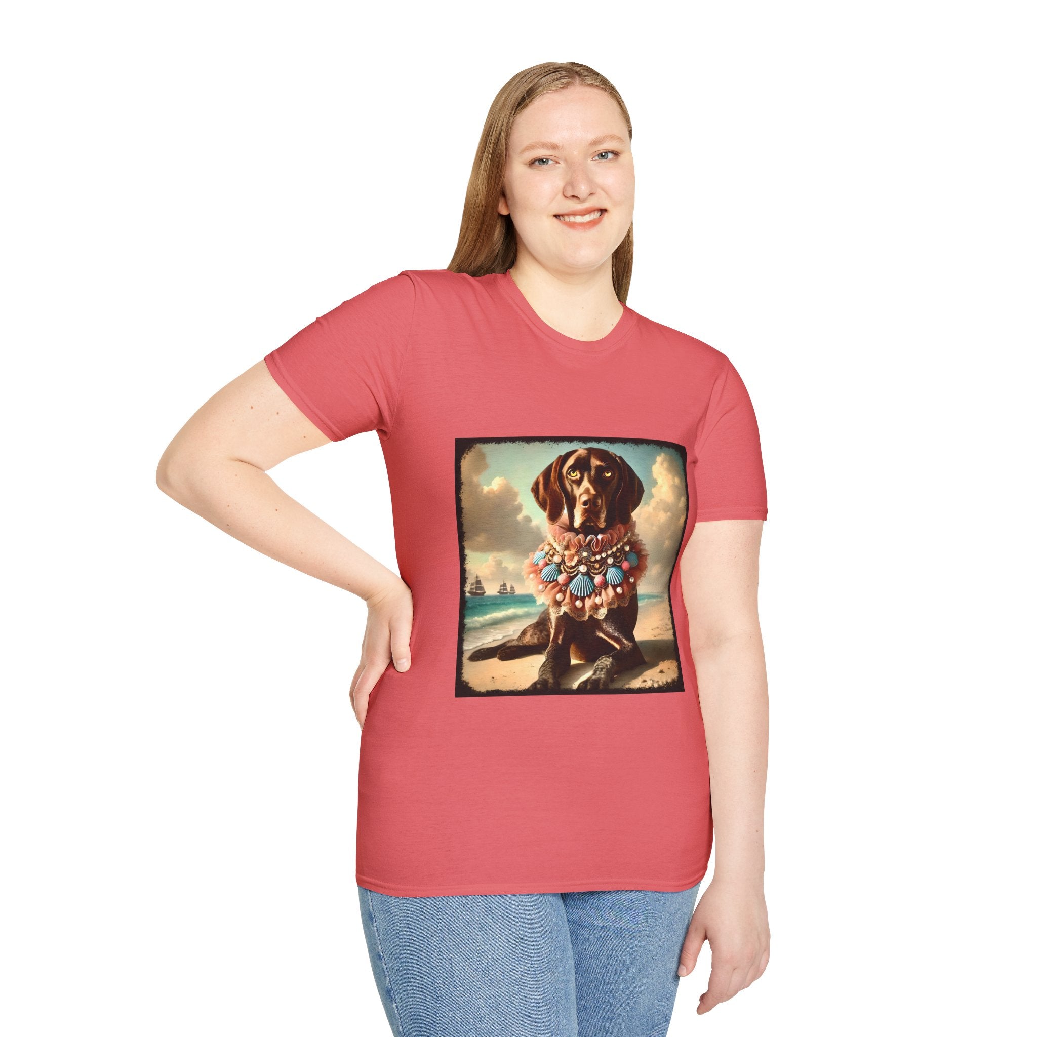 German Shorthaired Pointer Beach Babe | Unisex Dog T-Shirt