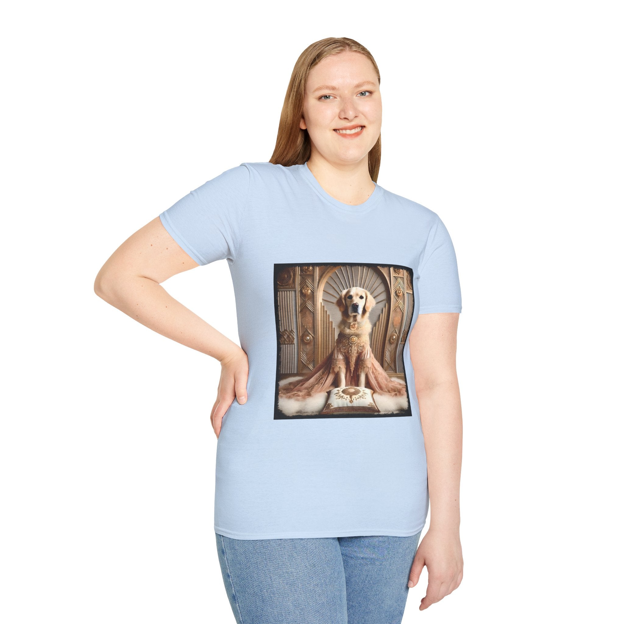 Golden Retriever Luxe Lady | Unisex Dog T-Shirt